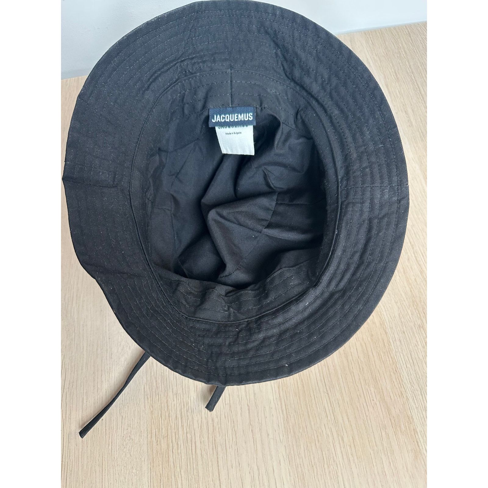 Jacquemus Jacquemus Black Bucket Hat - OS - Mint Size ONE SIZE - 5 Thumbnail