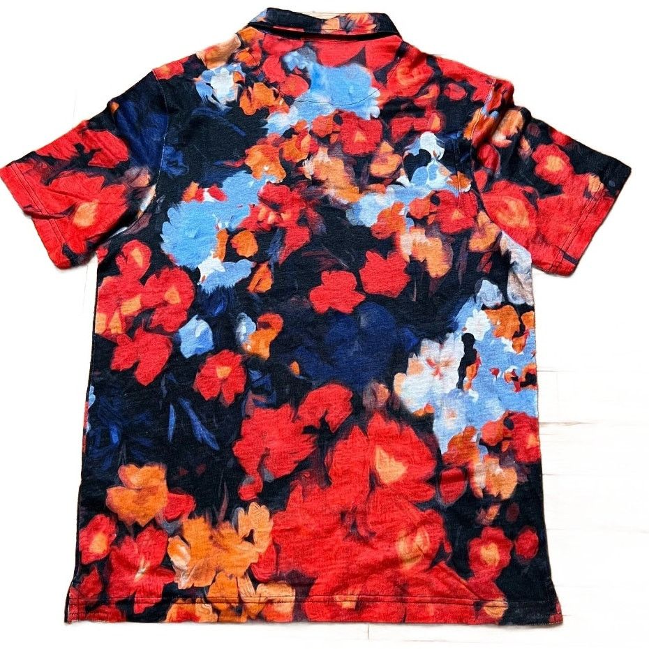Ted Baker TED BAKER XL DARLY FLORAL LINEN POLO SIZE 5 NWT MSRP $175 Size US XL / EU 56 / 4 - 8 Thumbnail
