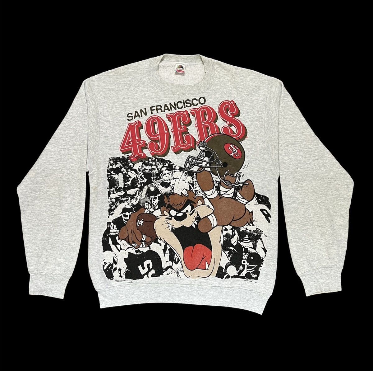 image of Vintage 90’S San Francisco 49Ers X Warner Bros in Grey, Men's (Size Large)