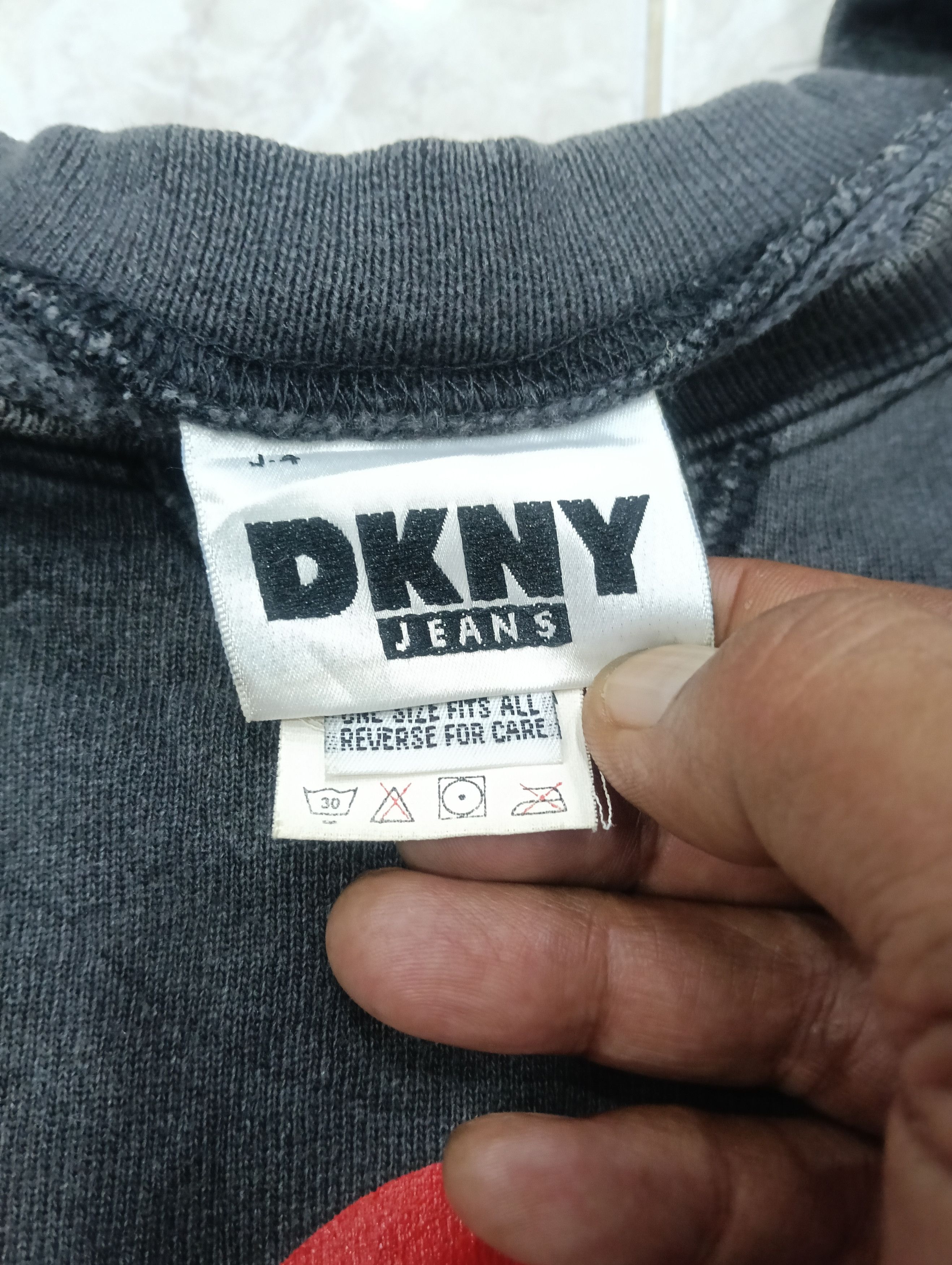 DKNY Vintage Spellout DKNY Sweat Size US XXL / EU 58 / 5 - 5 Thumbnail