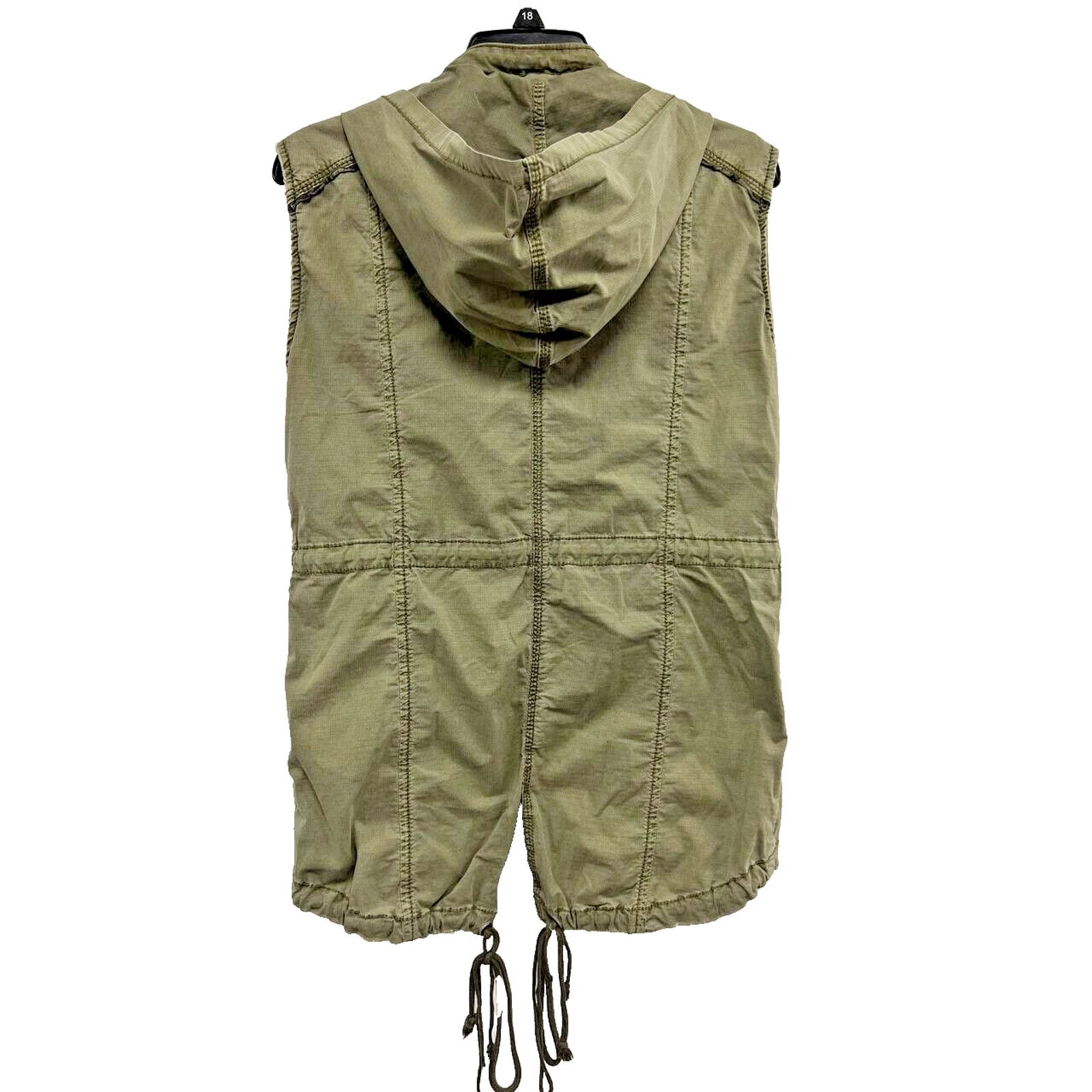 Anthropologie Anthropologie Marakech Army Gren Utility Vest size S A000033 Size S / US 4 / IT 40 - 3 Thumbnail