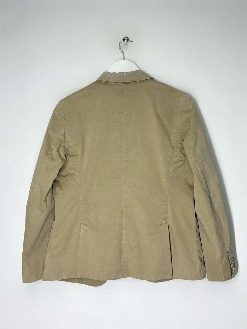 Boglioli Boglioli Washed Beige Blazer Jacket Size 46S - 2 Thumbnail