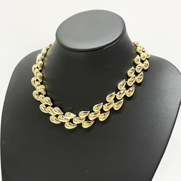 Pre-owned Givenchy Vintage  Gold Droplet Necklace