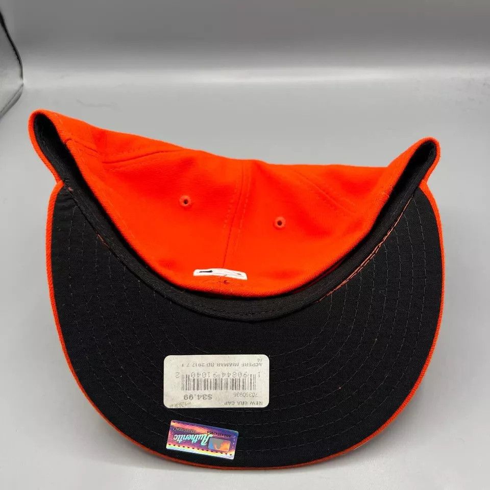 New Era Miami Marlins Hat Men 7 1/4 59Fifty New Era Fitted Cap New Size ONE SIZE - 5 Thumbnail
