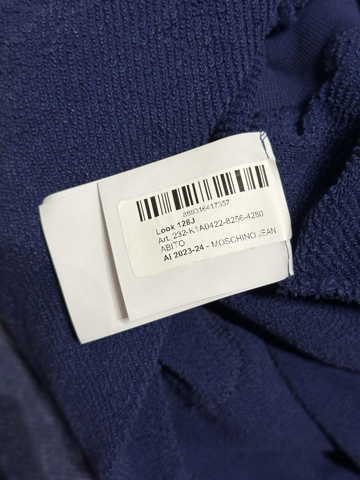 Moschino Moschino Jeans Knitted Jumper Cotton Dress Logo-patch Size M / US 6-8 / IT 42-44 - 16 Thumbnail