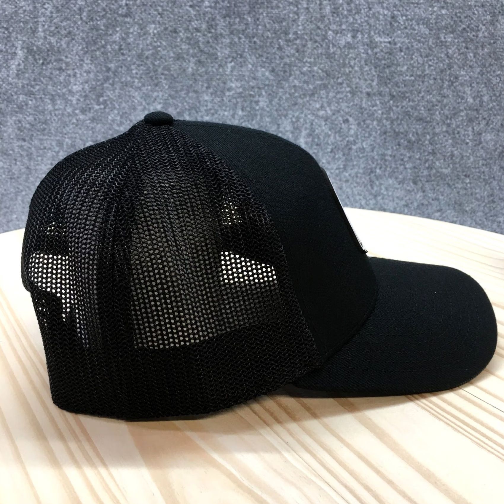 Logo 7 Branded Bills Trucker Hat Mens Black OS Curved Brim Embroidered Logo Gallery Size ONE SIZE - 6 Thumbnail