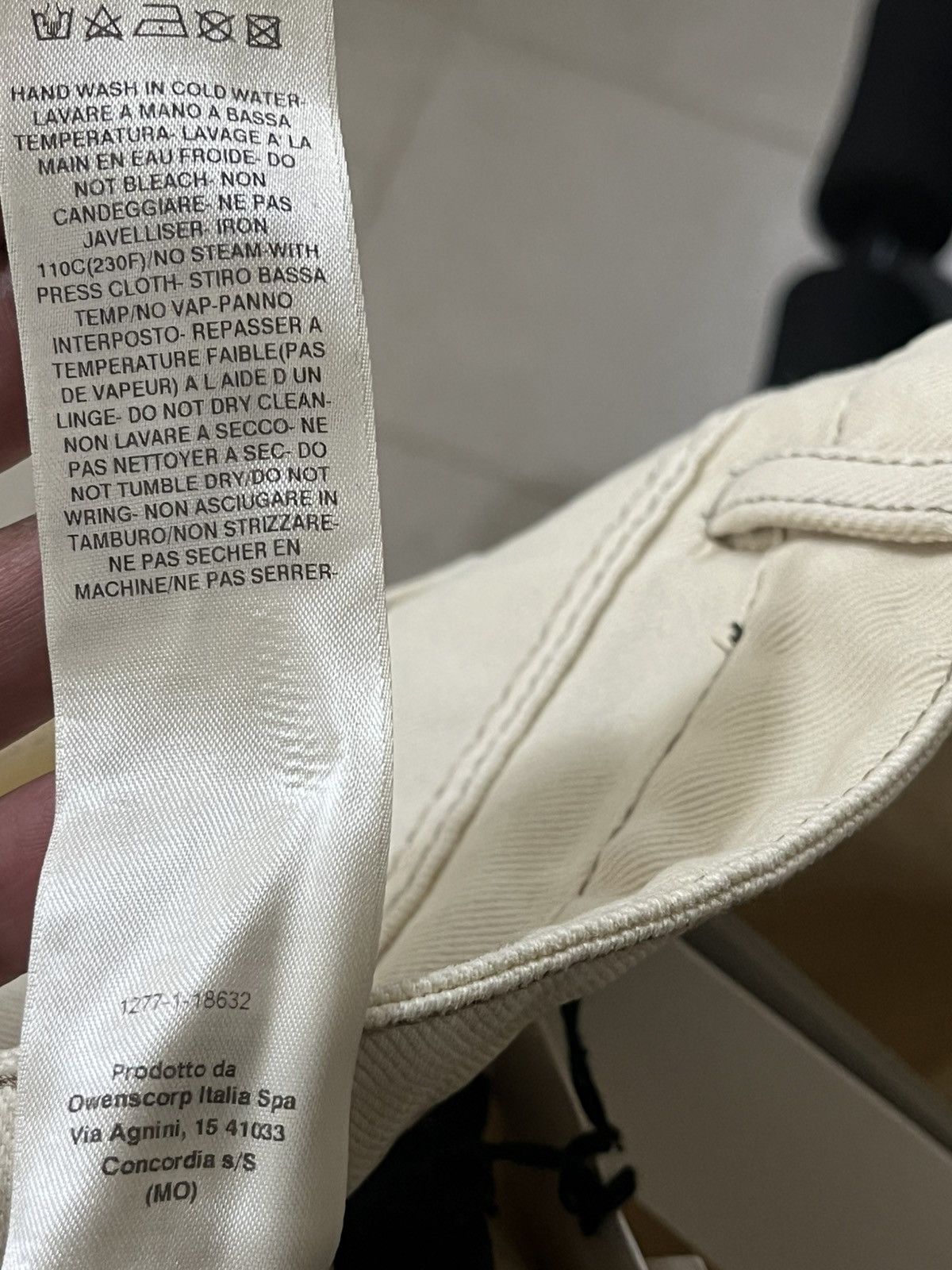 Rick Owens Drkshdw Rick Owens DarkShadow Collapse Cut Cropped Pant Sz 34 Size US 34 / EU 50 - 11 Thumbnail