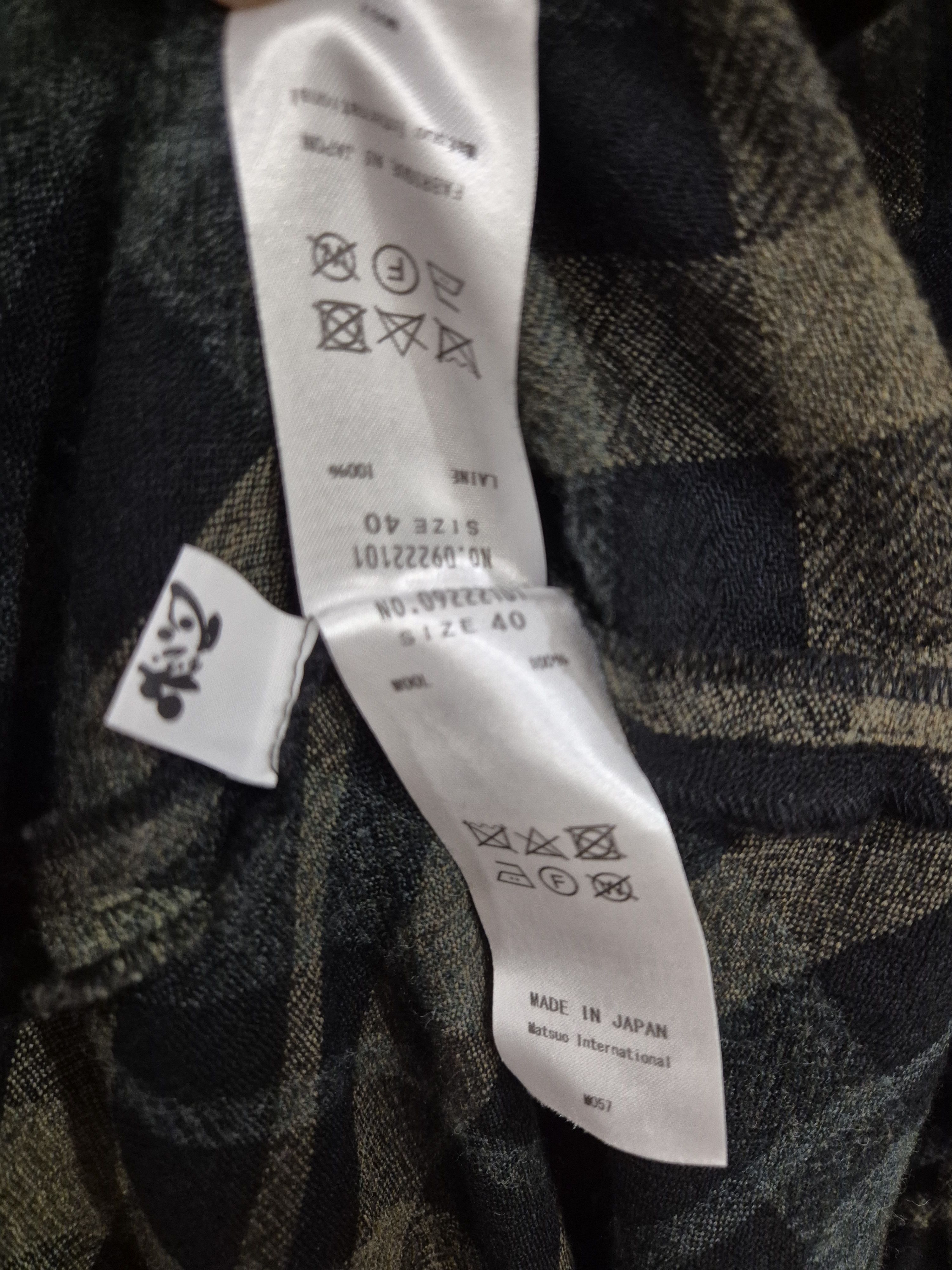 Japanese Brand Ji U Sensounico Matsuo International 100% Wool Plaid Dress Size M / US 6-8 / IT 42-44 - 7 Thumbnail