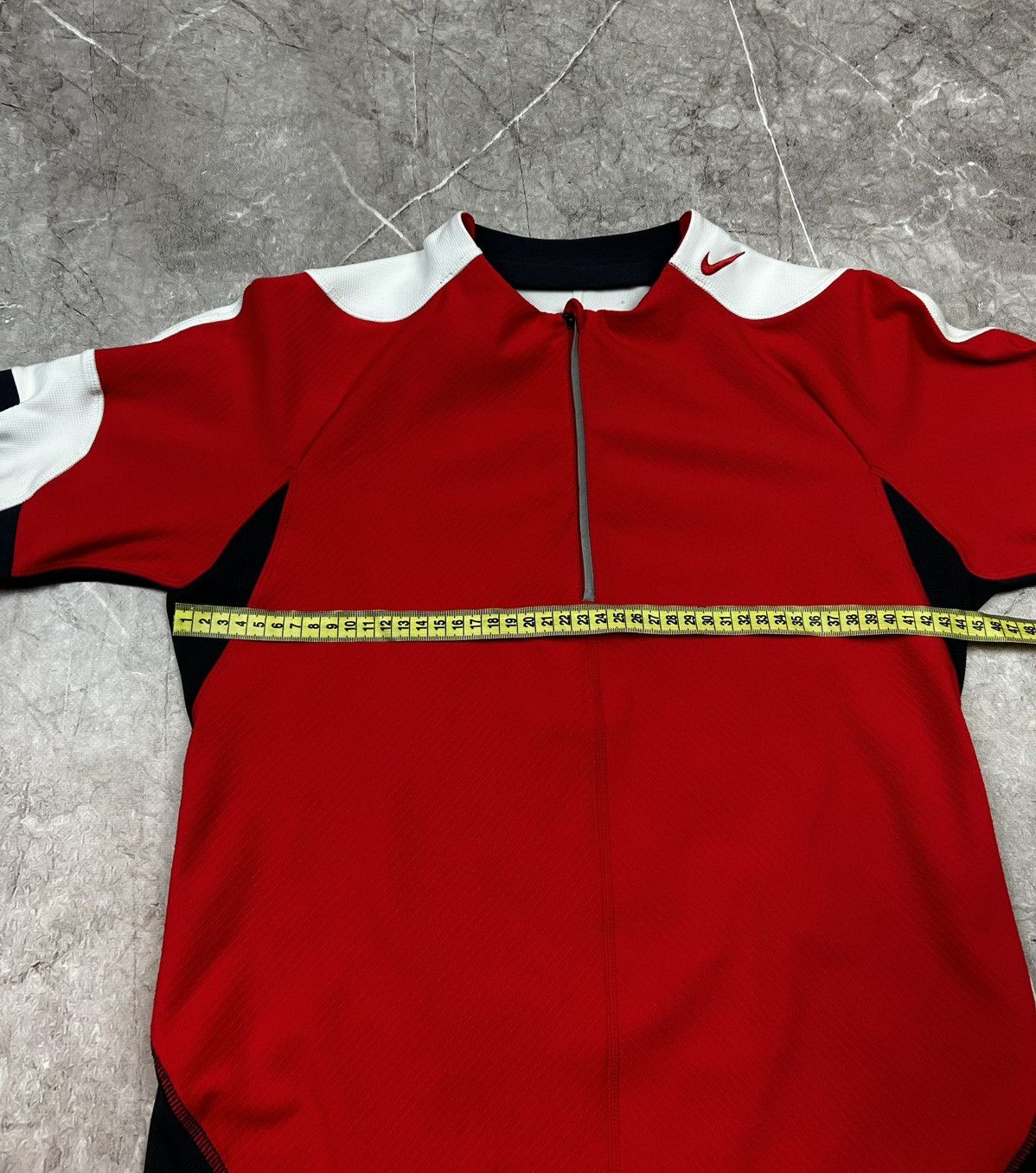Nike 2000s Nike Sphere by Tony Spackman Quarter zip T Shirt Tee Size US S / EU 44-46 / 1 - 14 Thumbnail