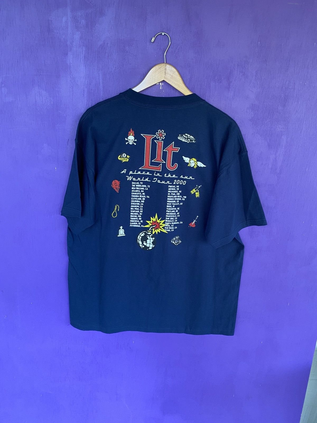 Band Tees Vintage 2000 LIT a place in the sun tour tee Size US XL / EU 56 / 4 - 2 Thumbnail