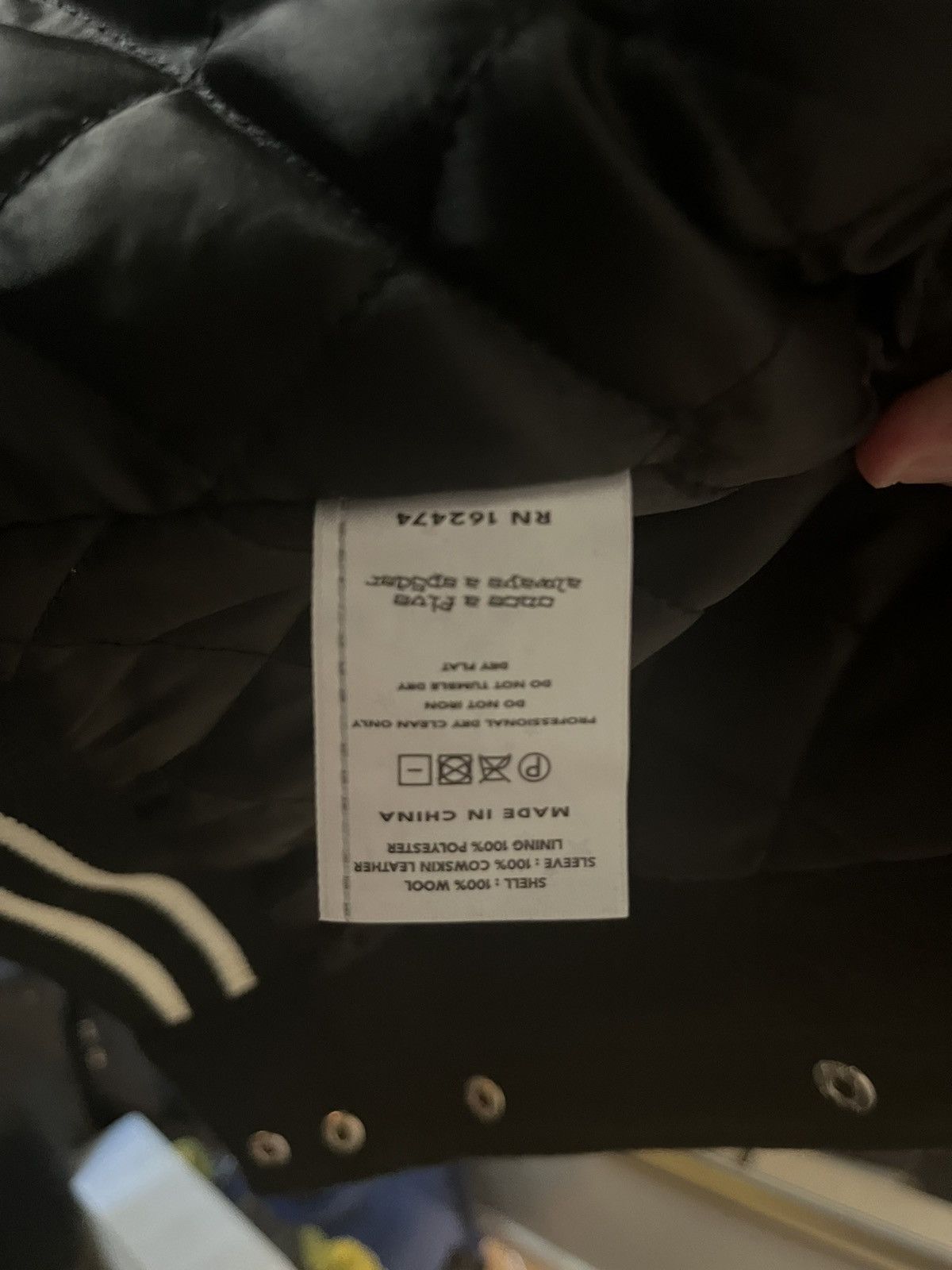 Sp5der Sp5der Spider Worldwide Williams 5 Varsity Jacket Black Pink Size US XL / EU 56 / 4 - 8 Thumbnail