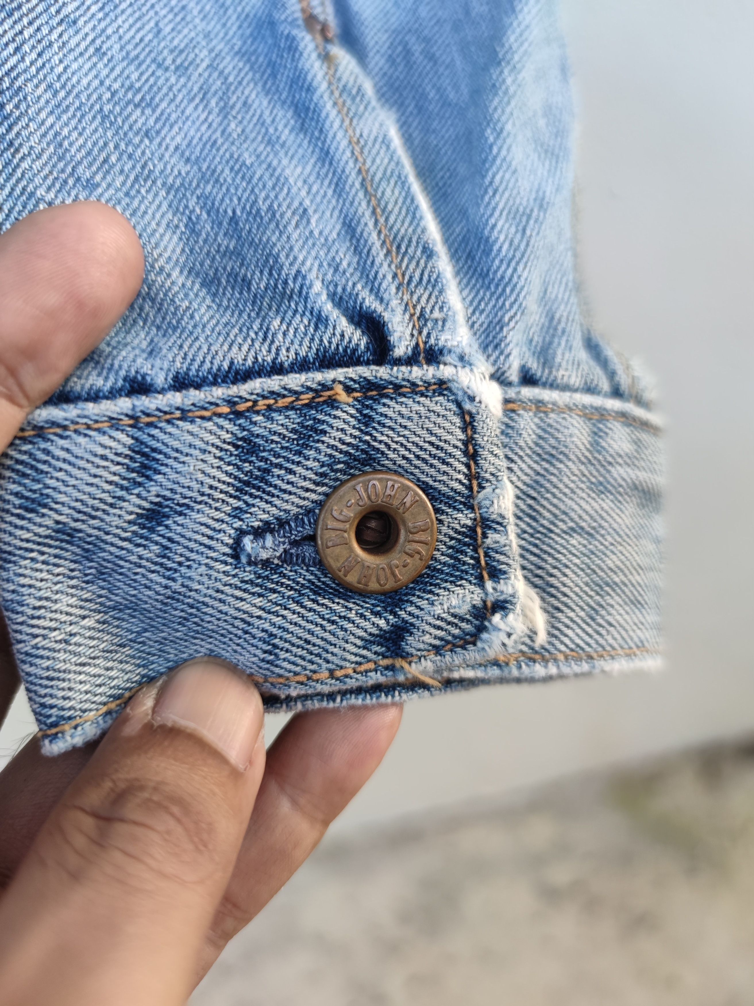Big John Vintage BIG JOHN Selvedge Denim Jacket Size US M / EU 48-50 / 2 - 3 Thumbnail