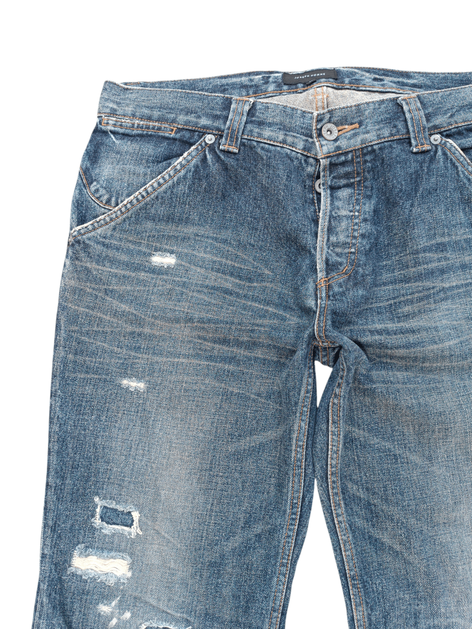 JOSEPH HOMME × Japanese Brand × Vintage CRAZY FADE JOSEPH HOMME BUCKLE BACK DENIM Size US 34 / EU 50 - 6 Thumbnail