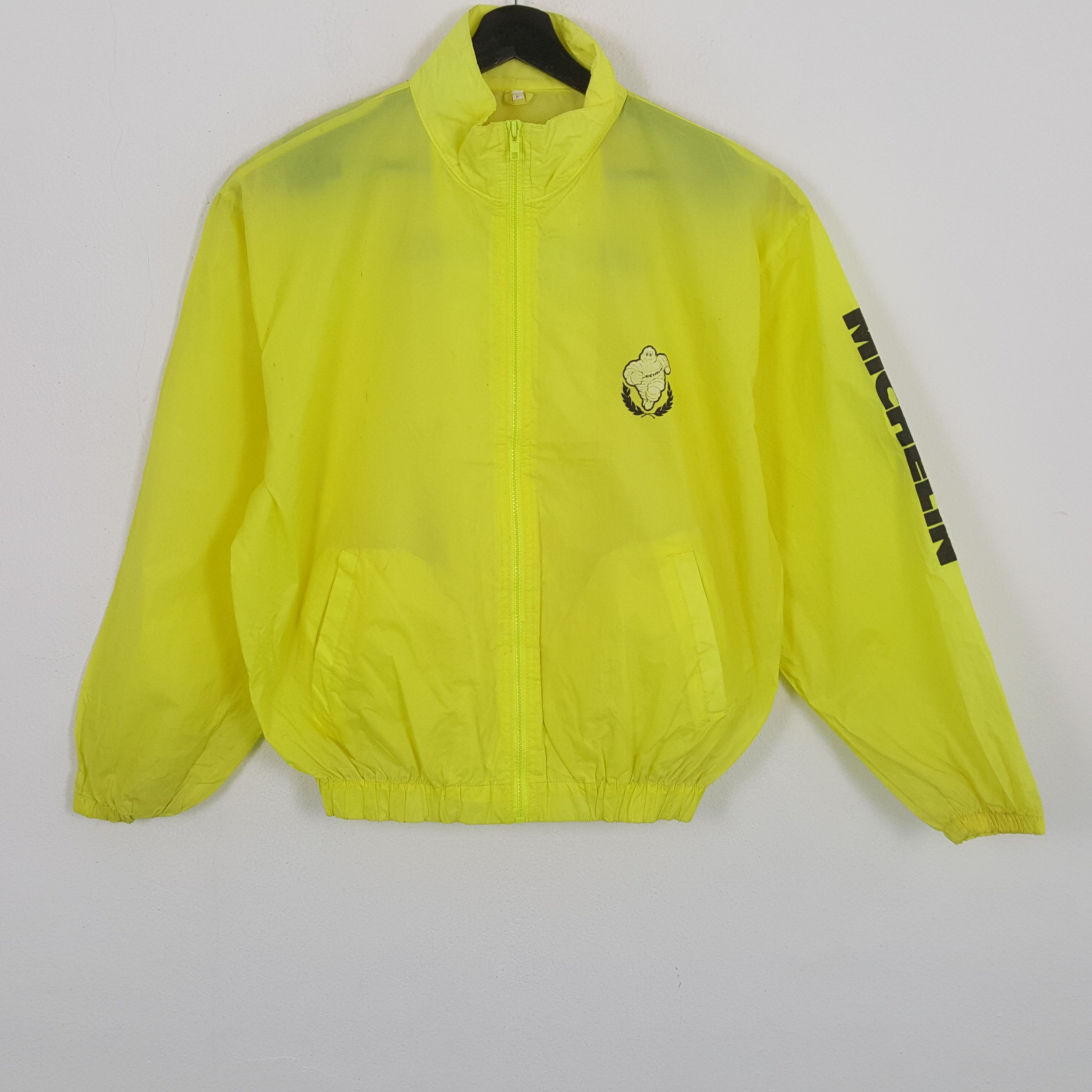 Vintage MICHELIN Workwear Style Windbreaker Jacket Size US L / EU 52-54 / 3 - 3 Thumbnail