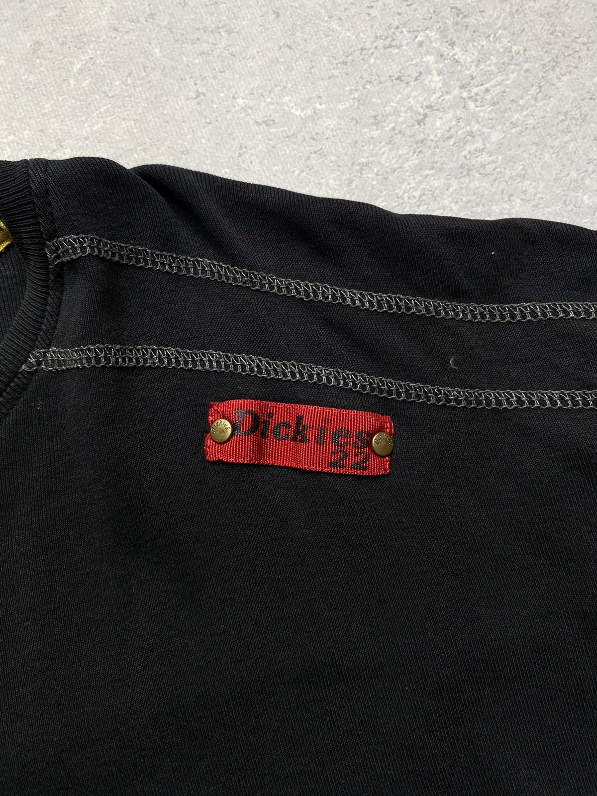 Dickies Vintage Dickies Mens Black T-Shirt Size US L / EU 52-54 / 3 - 3 Thumbnail