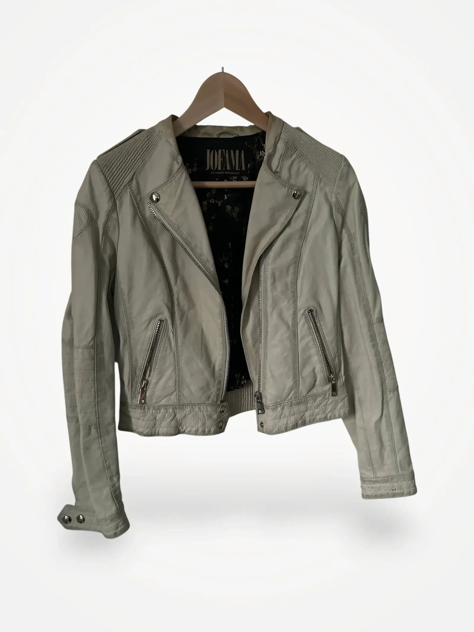 JOFAMA Jofama Leather Jacket Size S / US 4 / IT 40 - 1 Thumbnail