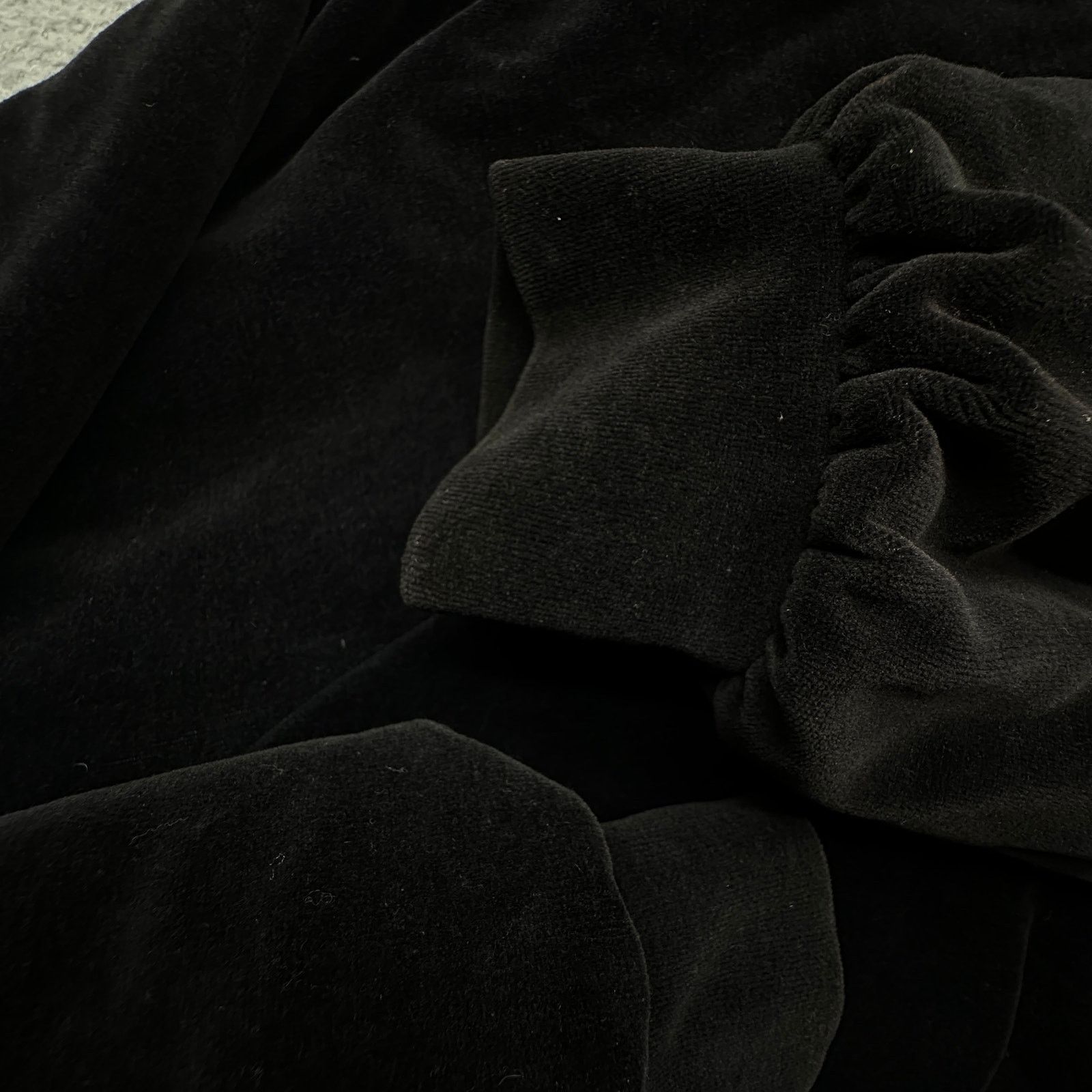 Other VTG Baby Phat Velour Jacket Women Large Fur Trim Black Quilt Size L / US 10 / IT 46 - 8 Thumbnail