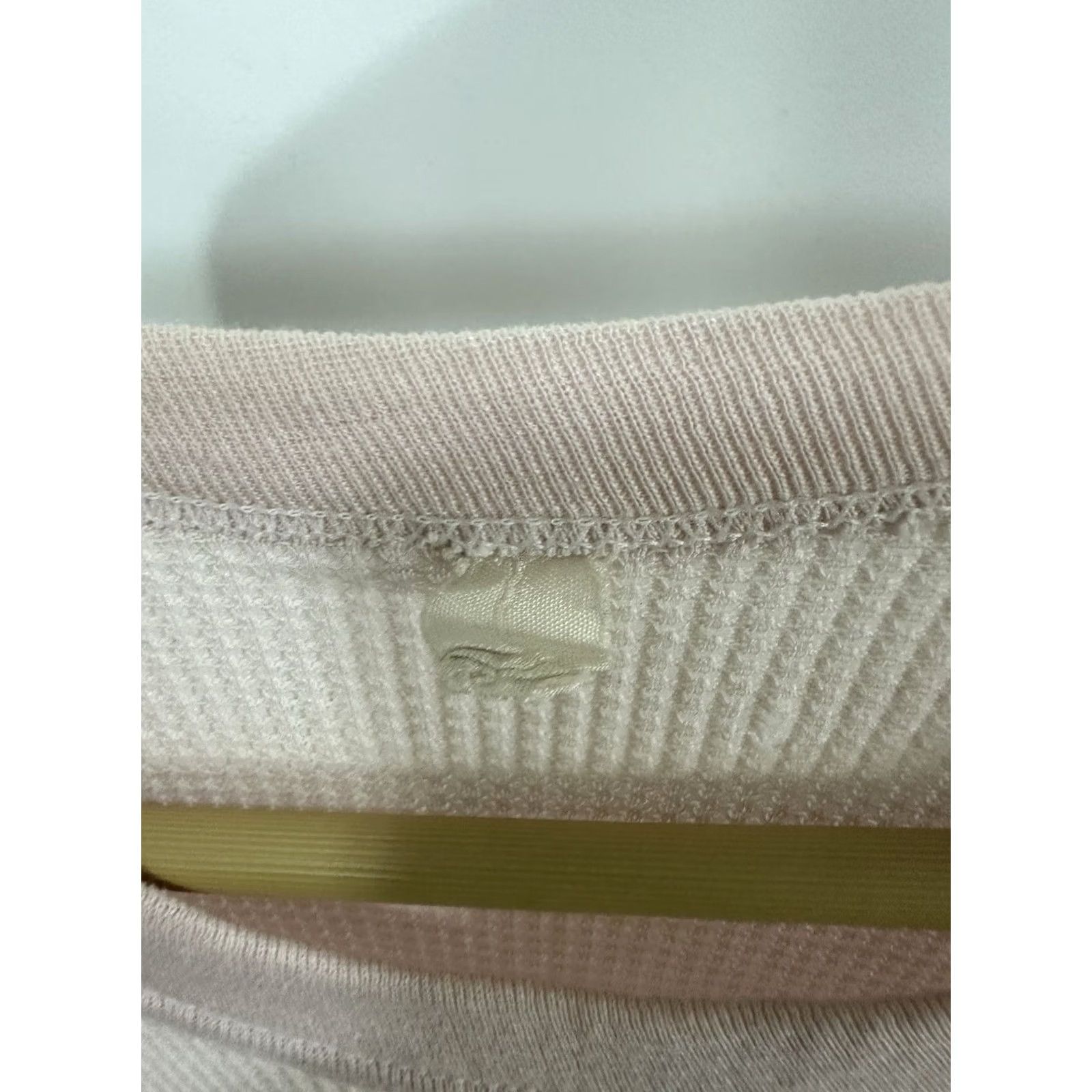 Pinko VTG 70s Light Pink Thermal Long Sleeve T-Shirt Size M Pink 70s Grunge Harley Womens M Size M / US 6-8 / IT 42-44 - 3 Thumbnail