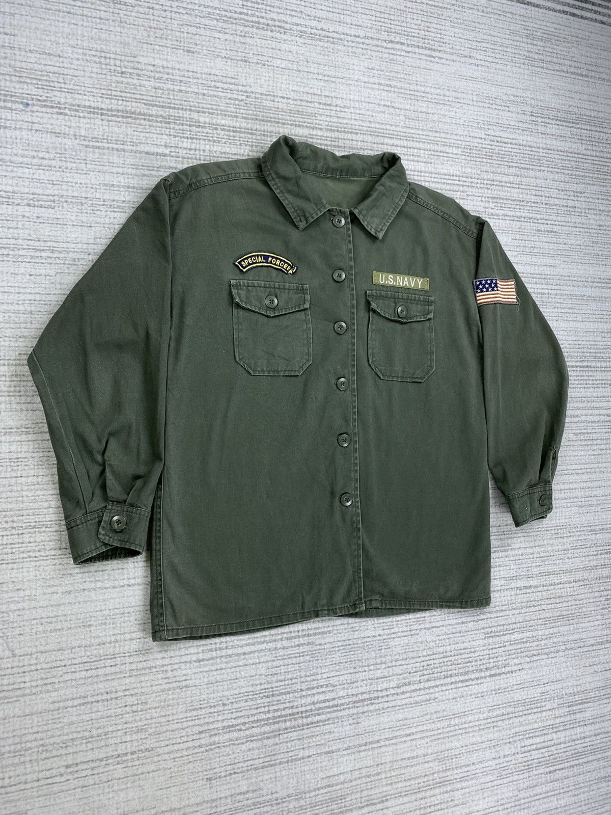 Vintage Vintage Gorge Special Force U.S Army Green Jacket Size US M / EU 48-50 / 2 - 3 Thumbnail