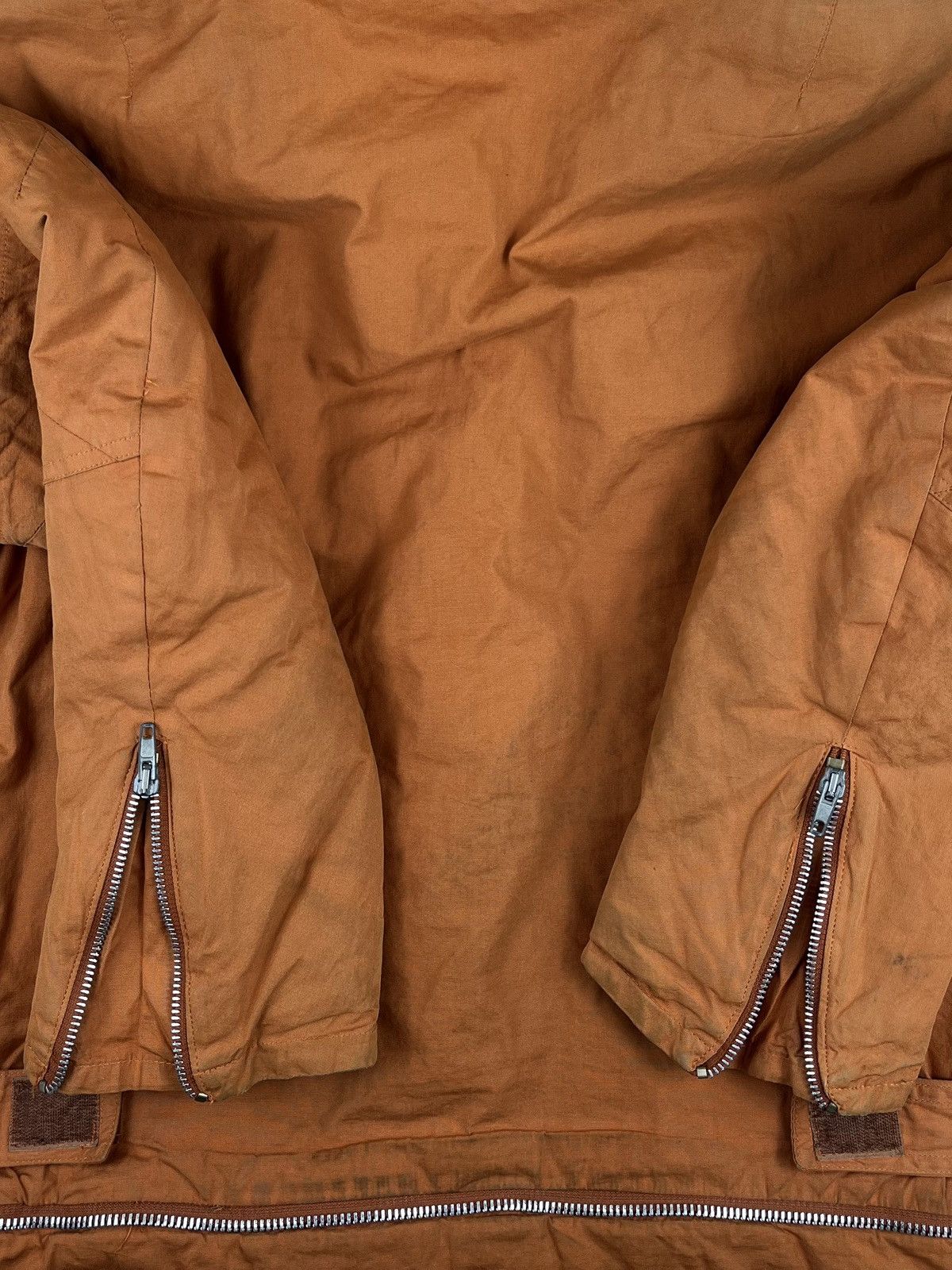 AW99 Helmut Lang Fur Astro Biker Jacket Runway Iron Orange