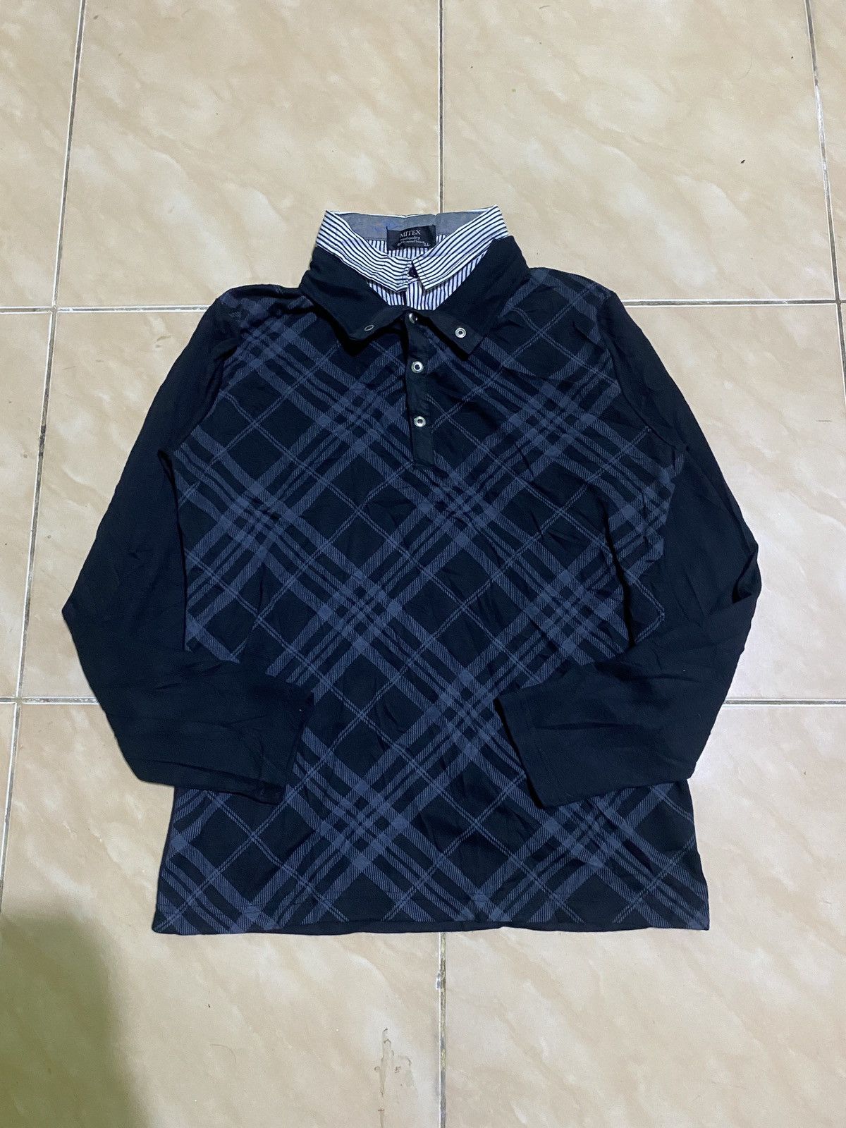 14th Addiction Mitex Longsleeve double collar vkei style Size US L / EU 52-54 / 3 - 3 Thumbnail
