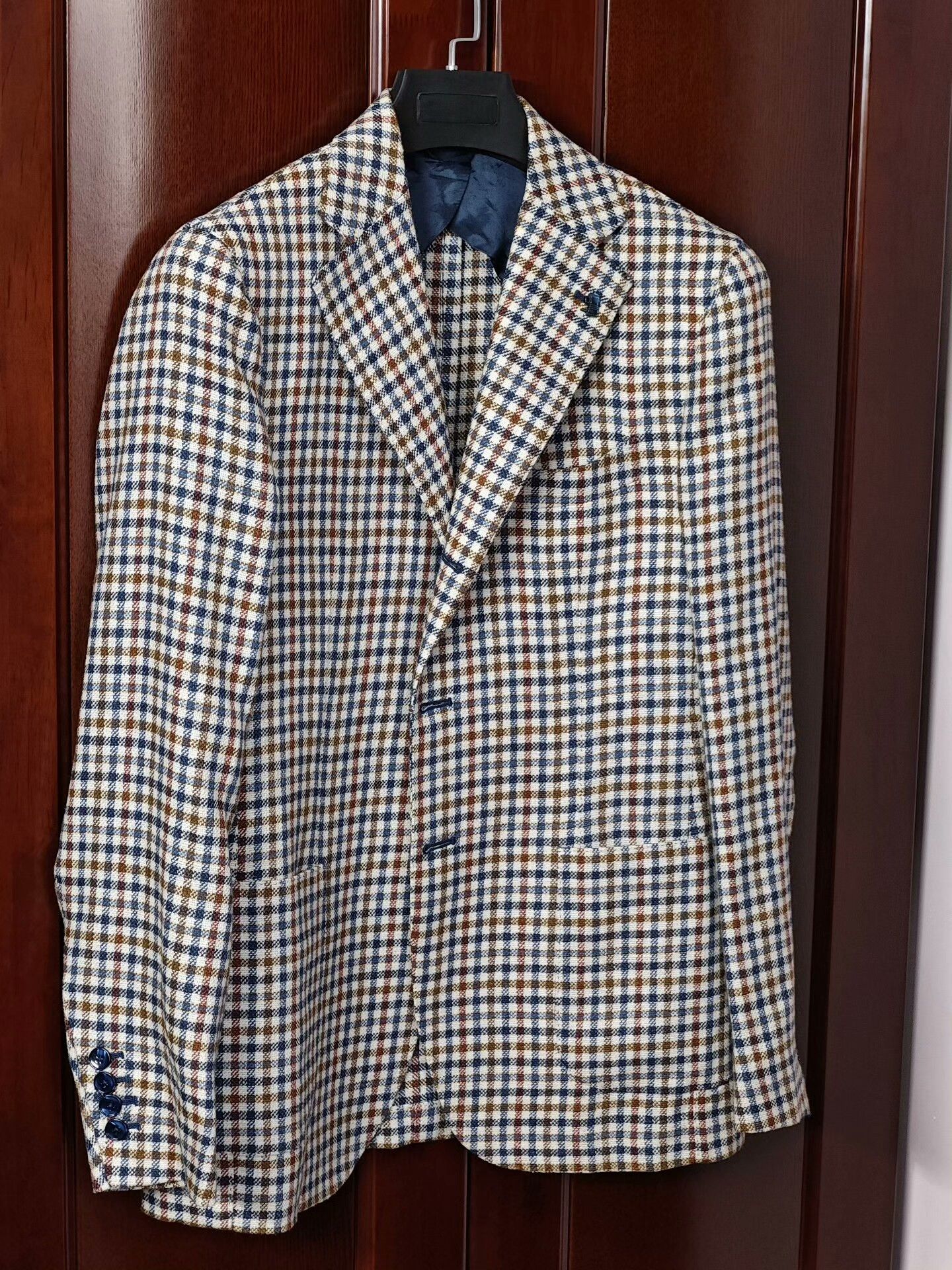 Sartoria Partenopea Italian Casual Wool Silk Blazer Size US M / EU 48-50 / 2 - 1 Thumbnail