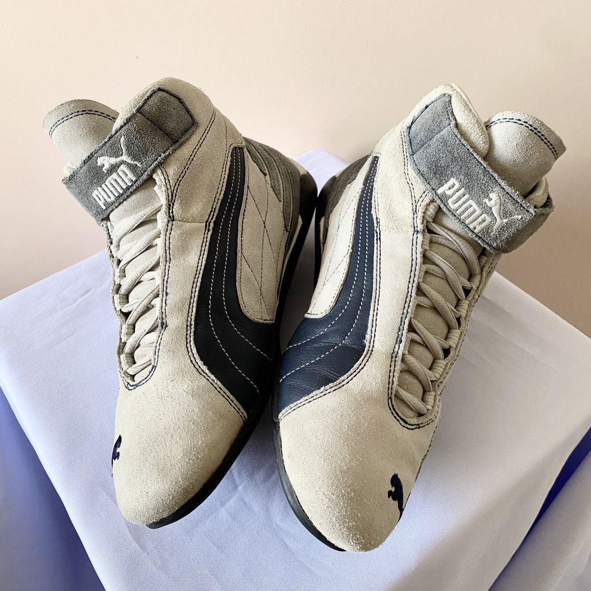 Dirk Bikkembergs × Puma × Vintage Vintage Puma Mid Speedcat Jil Sander Vibe Racing Moto Shoes Size US 9 / EU 42 - 3 Thumbnail