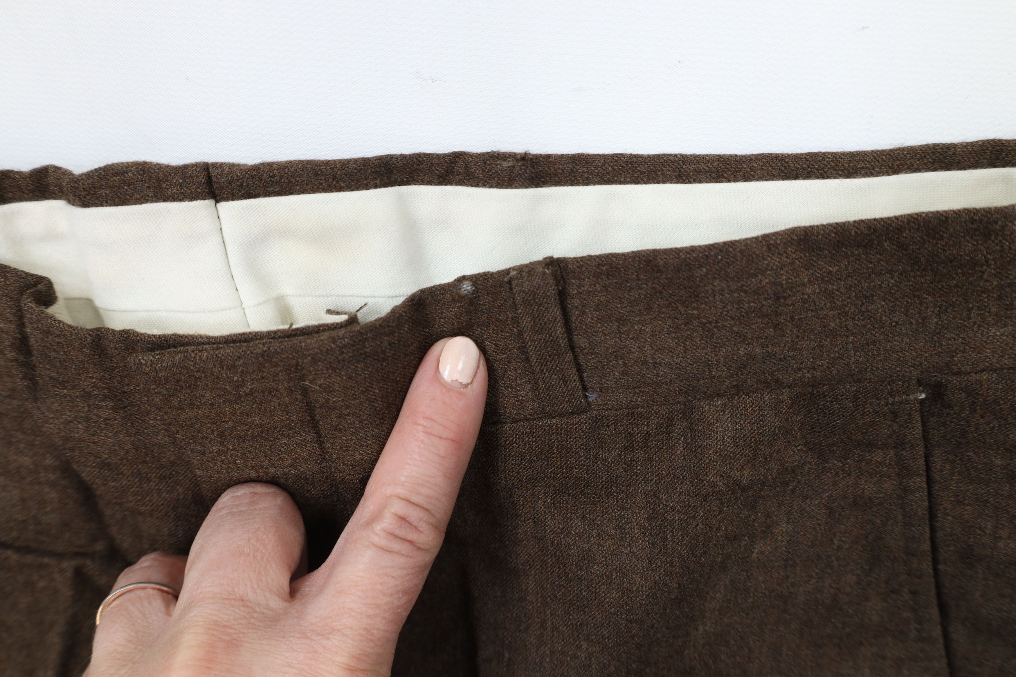 Vintage Vintage 60s 70s Streetwear Wide Leg Chino Pants Brown USA Size US 32 / EU 48 - 6 Thumbnail