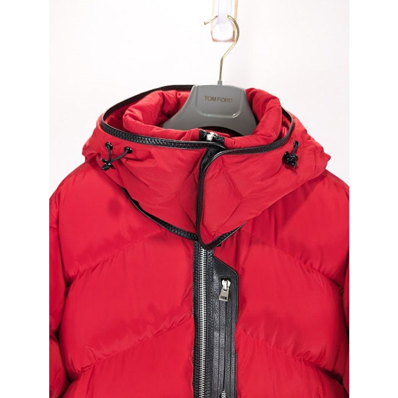 Tom Ford o1rshd1 Puffer Jacket in Candy Red Size US M / EU 48-50 / 2 - 2 Thumbnail
