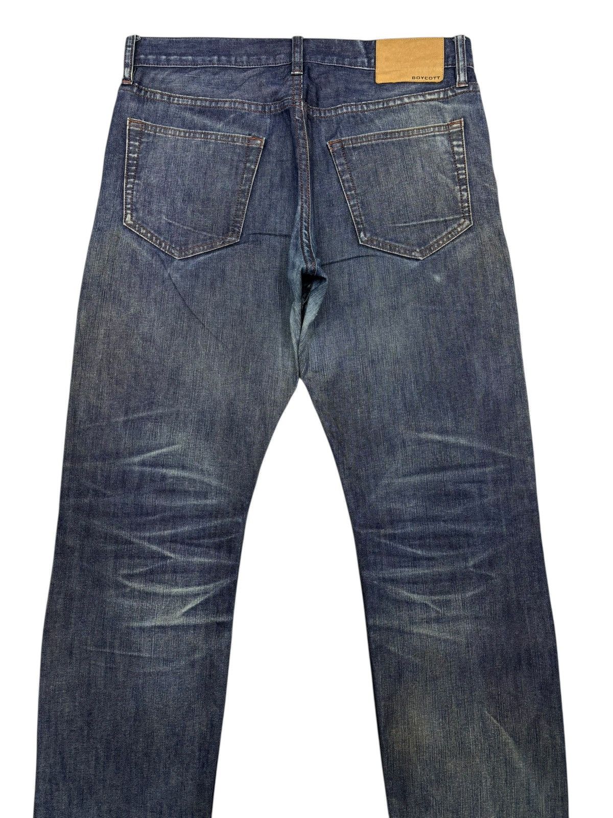 If Six Was Nine Vintage Japanese Brand Boycott Rusty Distress Denim Jeans Size US 34 / EU 50 - 6 Thumbnail