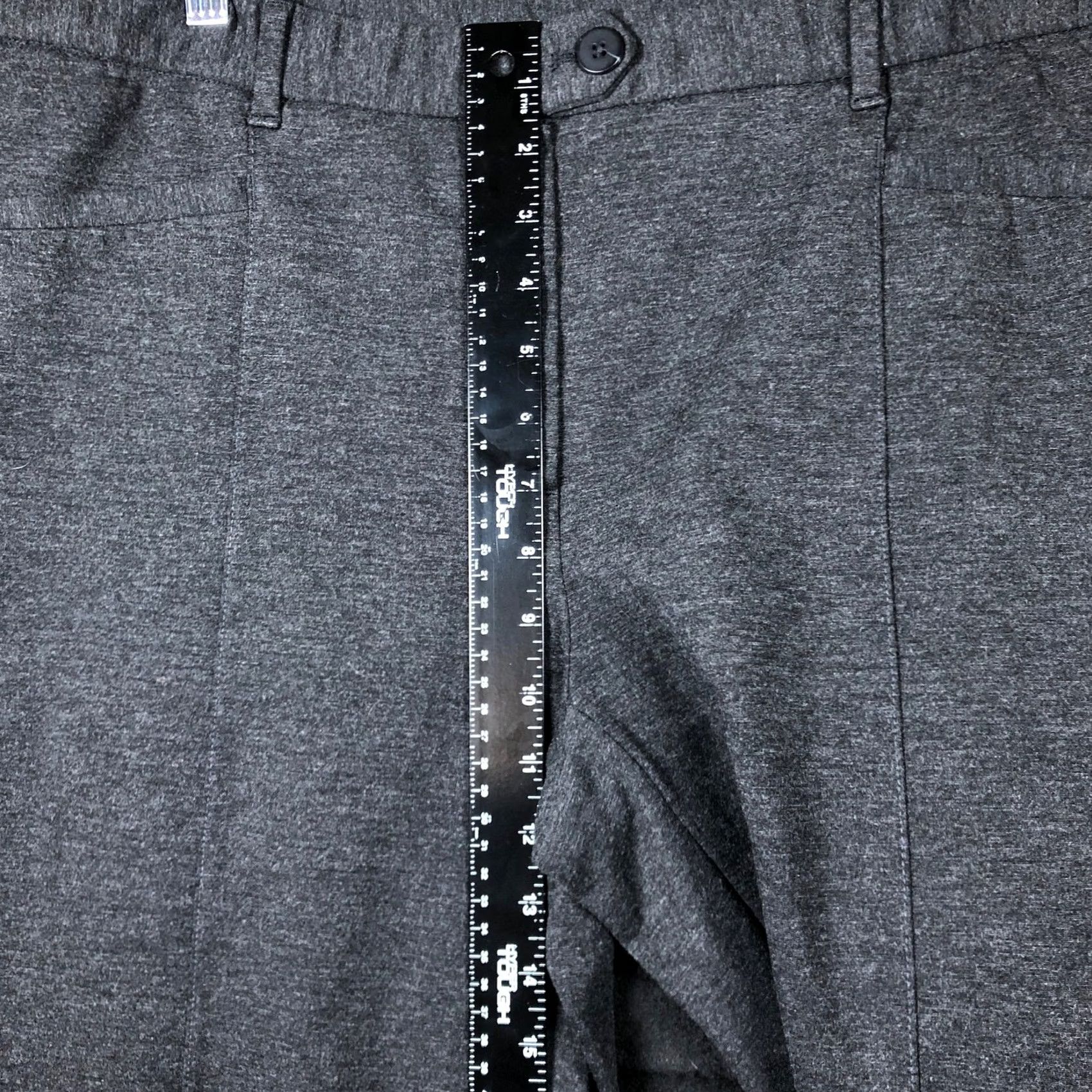 J. Jill J.Jill Womens Pants Charcoal Gray Ponte Mid Rise Wide-Leg Stretch XL Size 40" / US 18 - 7 Thumbnail