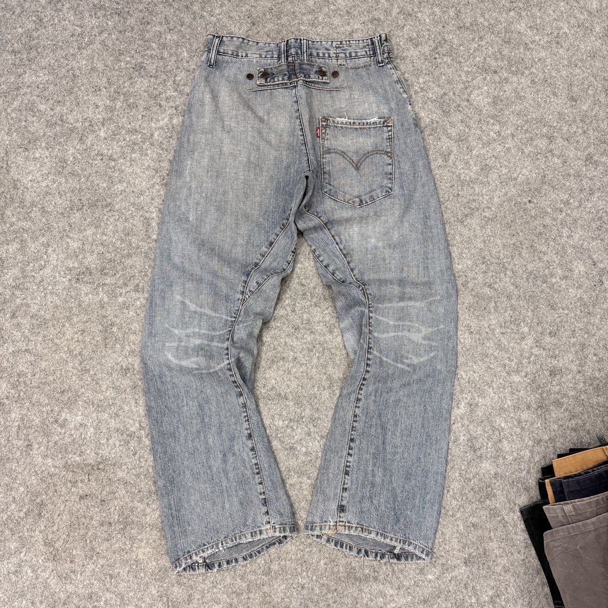 Levi's Vintage Levi’s Engineered Buckle Belt Denim Size US 30 / EU 46 - 2 Thumbnail