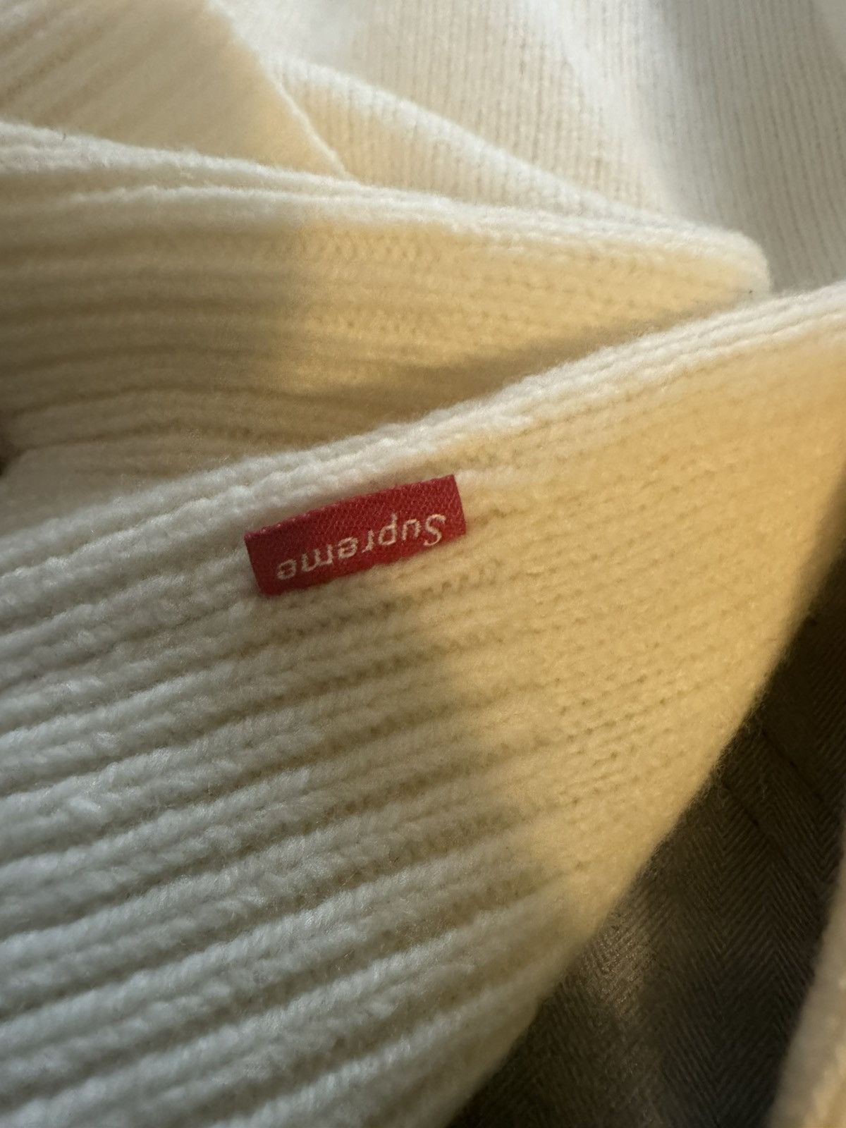Supreme SUPREME ANGORA IVORY SWEATER Size US S / EU 44-46 / 1 - 10 Thumbnail