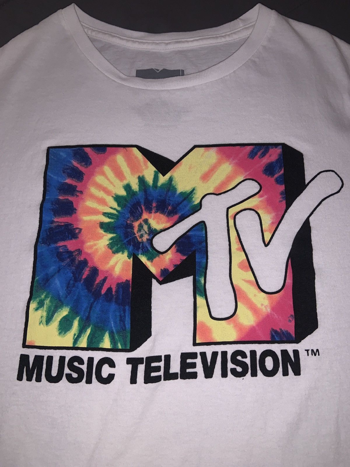 Mtv Tie Dye MTV logo T - Size Large Size US L / EU 52-54 / 3 - 3 Thumbnail