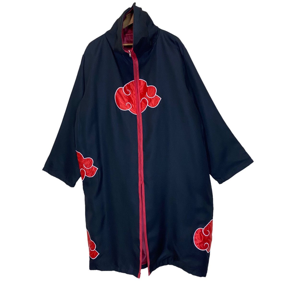 Naruto Akatsuki Cloak Cosplay Costume Jacket Coat Anime