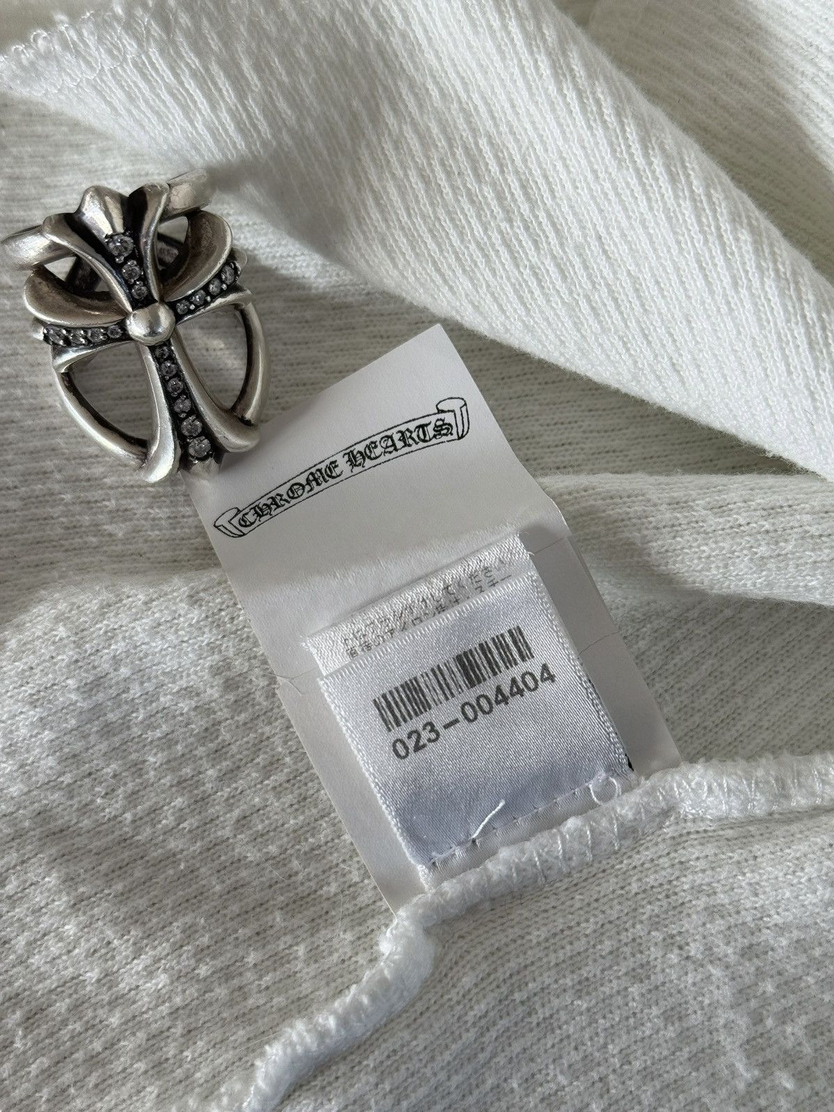 Chrome Hearts Vintage Chrome Hearts Flooded Patched White Thermal Size US XL / EU 56 / 4 - 13 Thumbnail