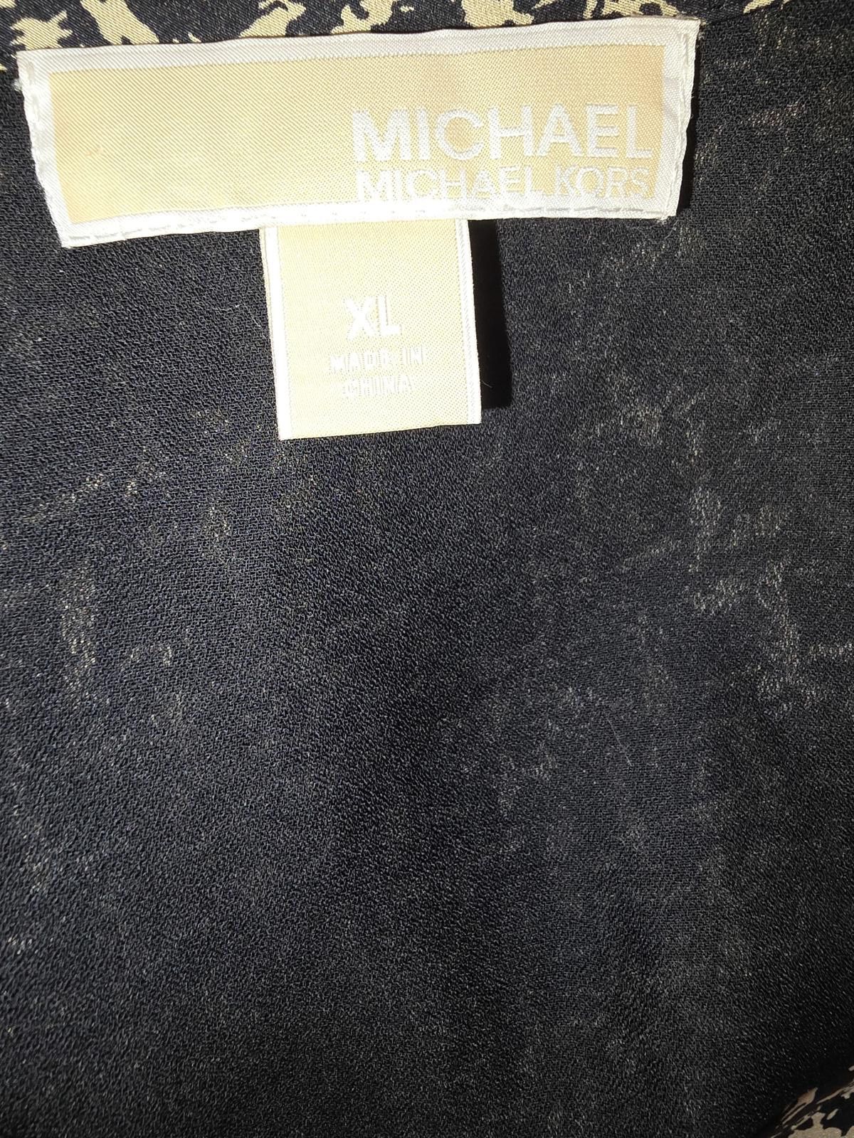 Michael Kors Michael Kors XL Women's Dress - Chic Black & Cream Design Size XL / US 12-14 / IT 48-50 - 2 Thumbnail