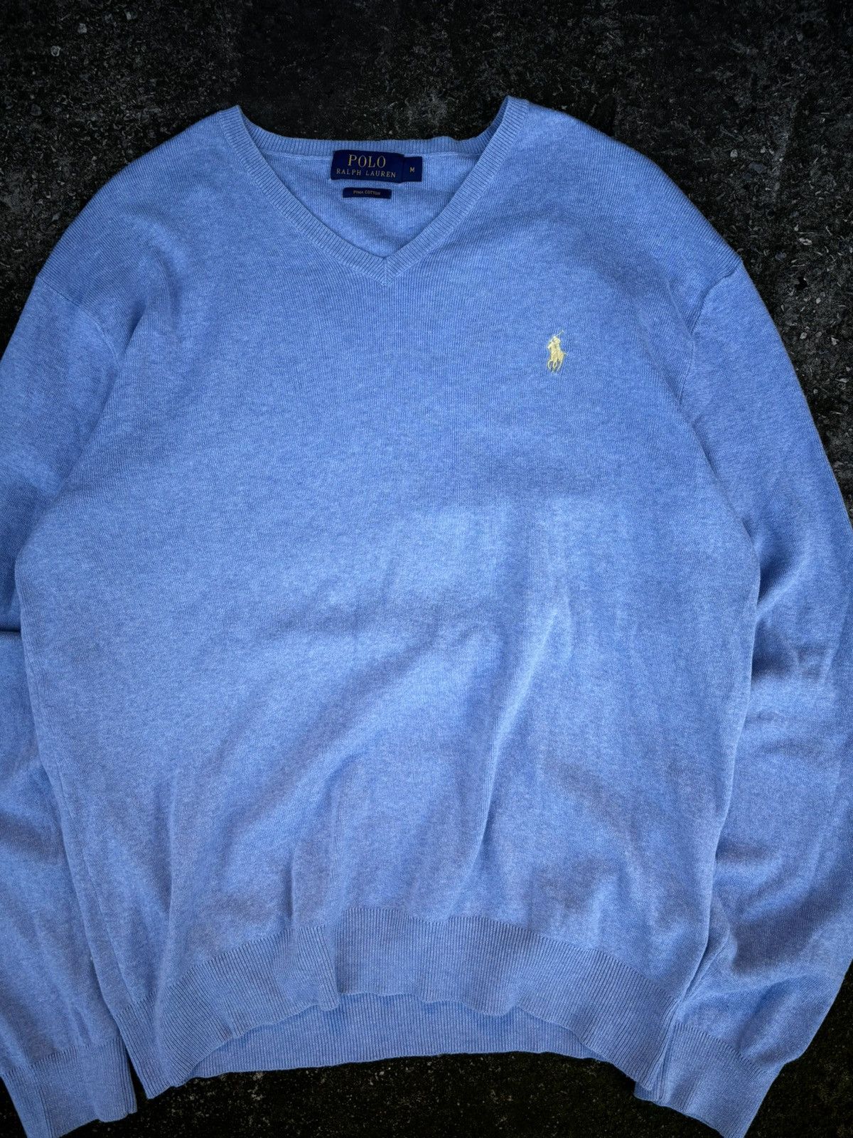 Chaps Ralph Lauren Vintage Polo Ralph Lauren Sky Blue Sweter Size US M / EU 48-50 / 2 - 4 Thumbnail