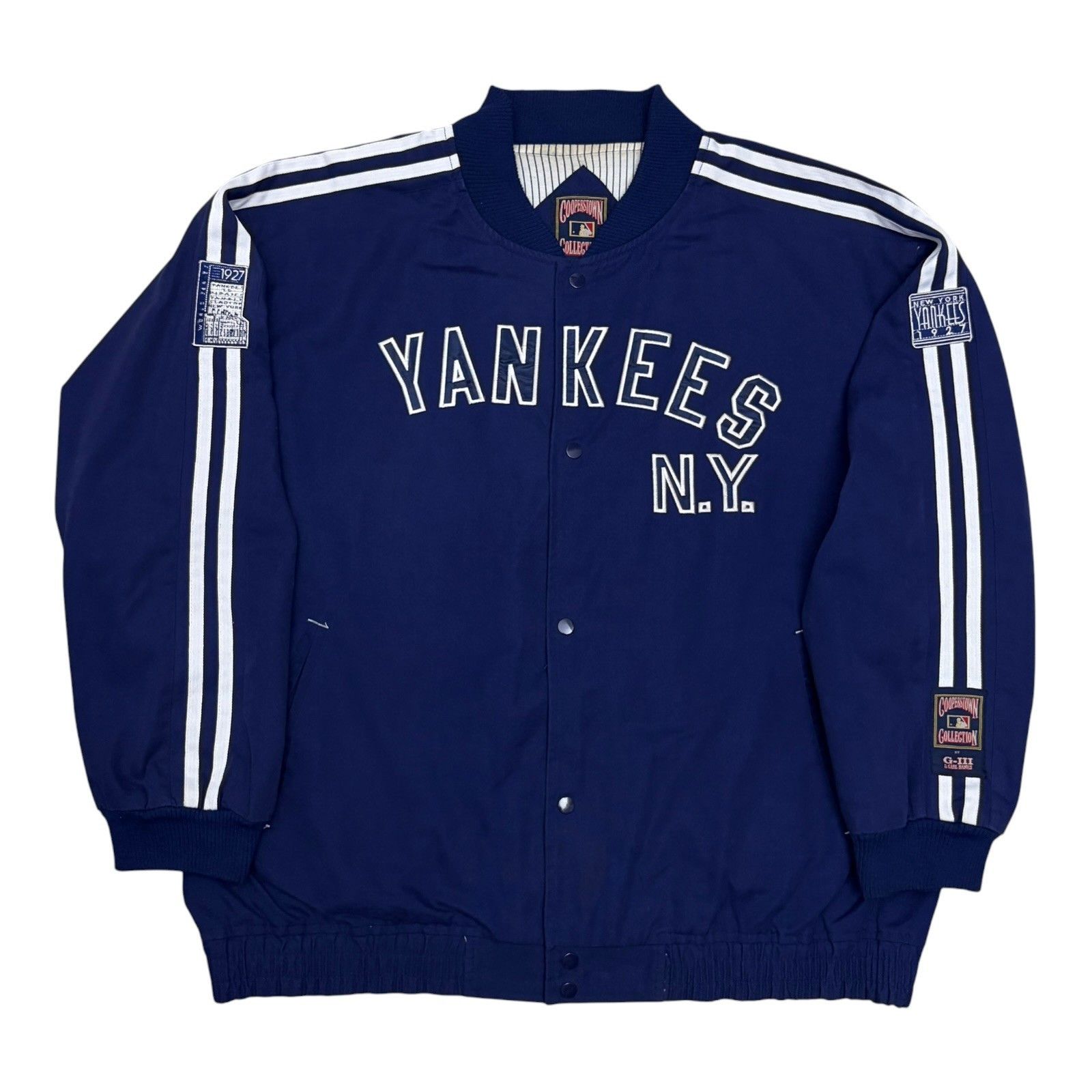 MLB NEW YORK YANKEES Jacket Bomber Coat Mens XL Size US XL / EU 56 / 4 - 1 Thumbnail