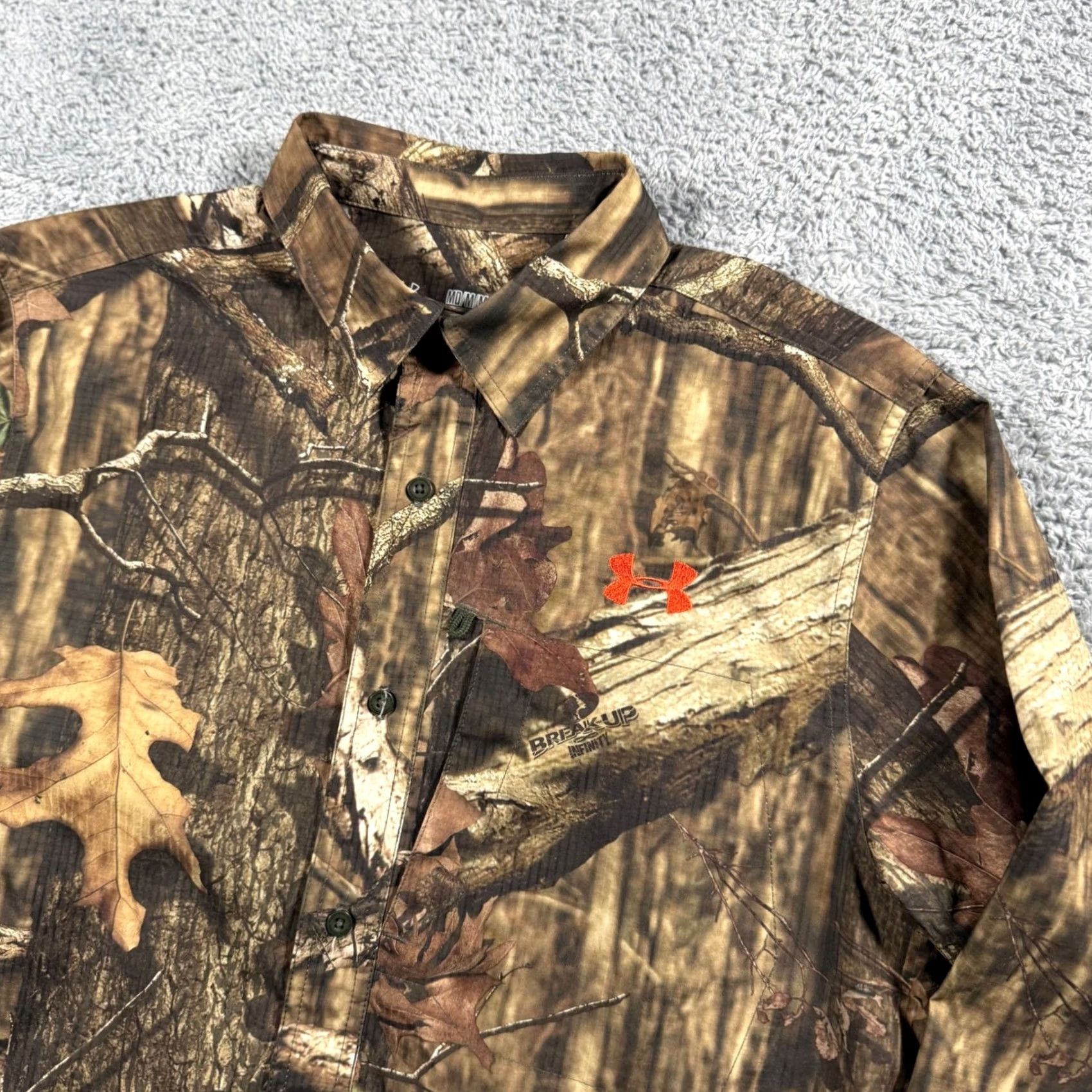 Under Armour Under Armour Performance Shirt Camo Hunting Button Size M Adult Mens Size US M / EU 48-50 / 2 - 2 Thumbnail