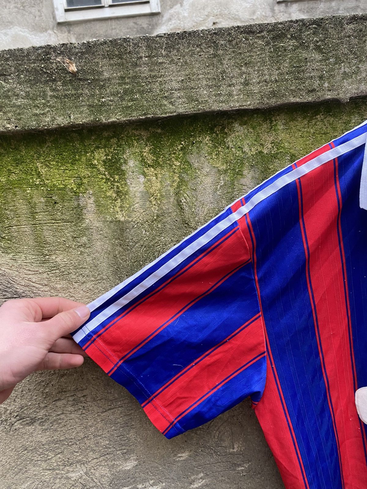 Adidas × Vintage Vintage 1997 Adidas Fc Bayern 18 Klinsmann Soccer Jersey Size US L / EU 52-54 / 3 - 4 Thumbnail