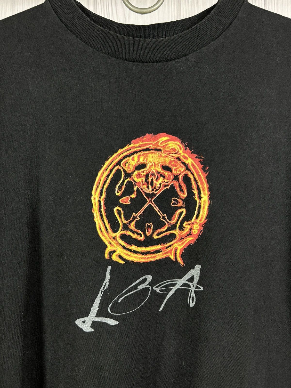 Band Tees Vintage 90s Life Of Agony LOA Band Fire T-Shirt Size L USA Size US L / EU 52-54 / 3 - 5 Thumbnail