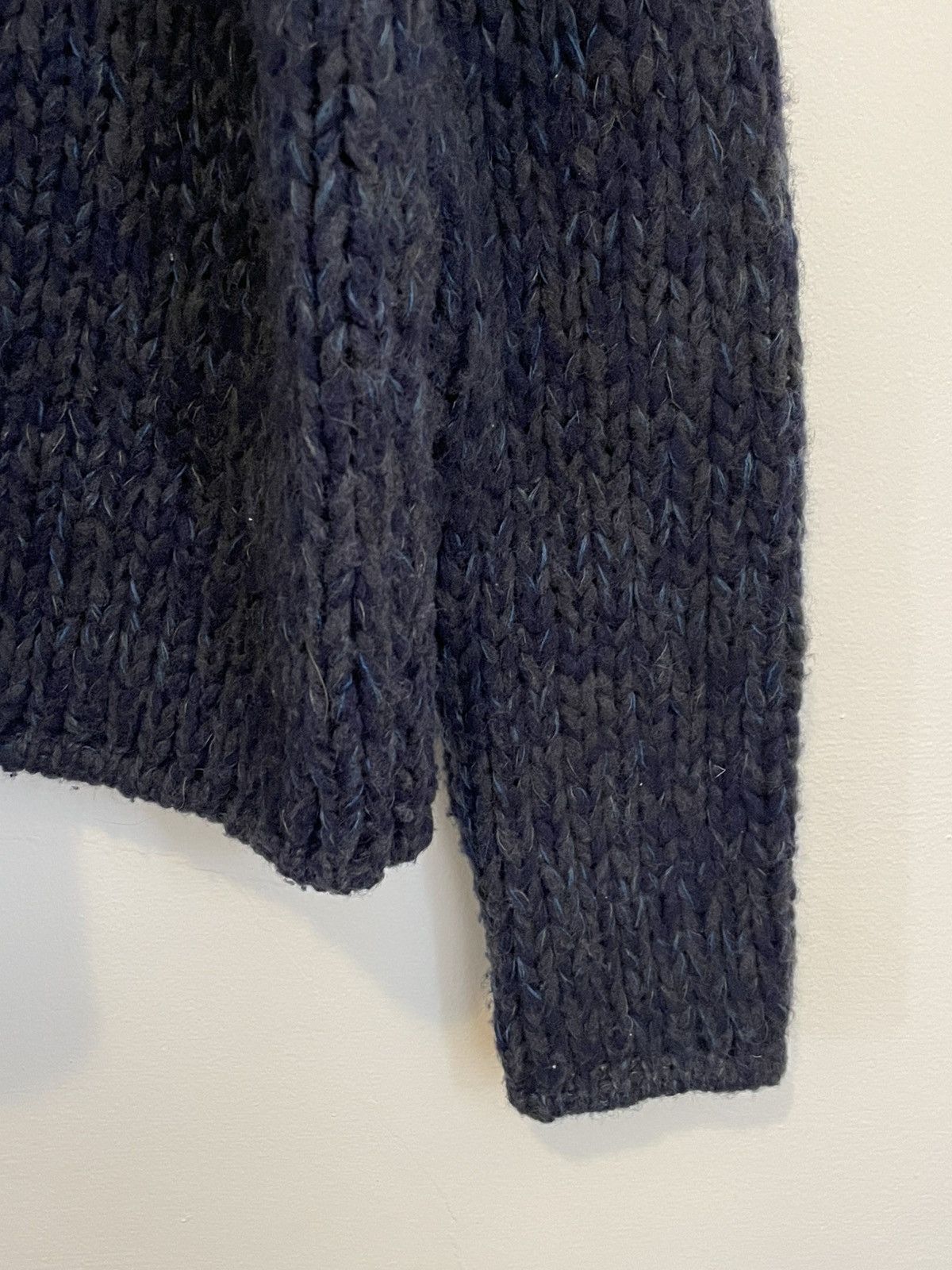 NEWYORKINDUSTRIE Blue Knit Wool Sweater Size US M / EU 48-50 / 2 - 4 Thumbnail