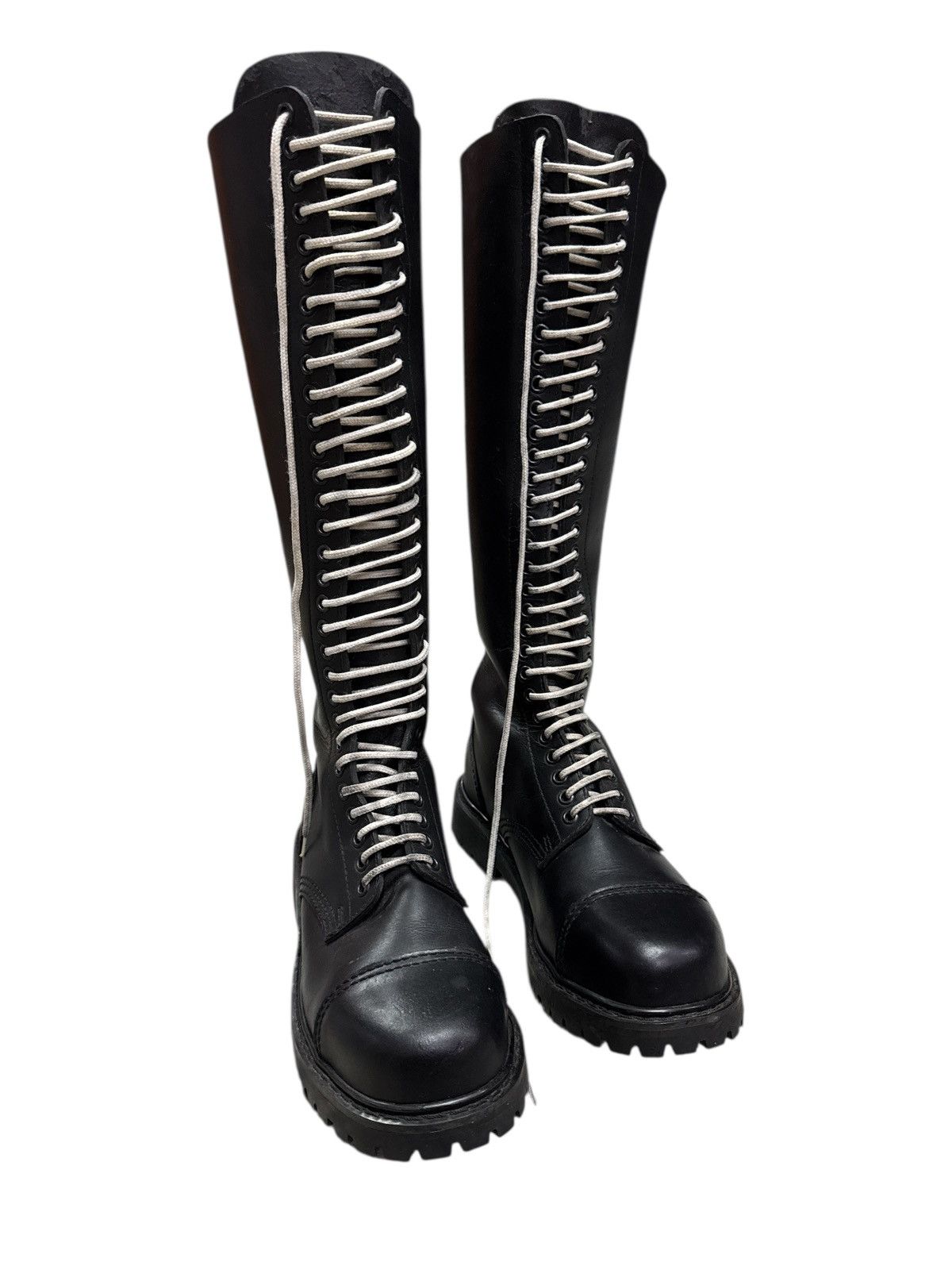 Undercover UNDERCOVER ENGLAND 30 EYES LEATHER BOOTS Size US 9.5 / IT 39.5 - 1 Thumbnail