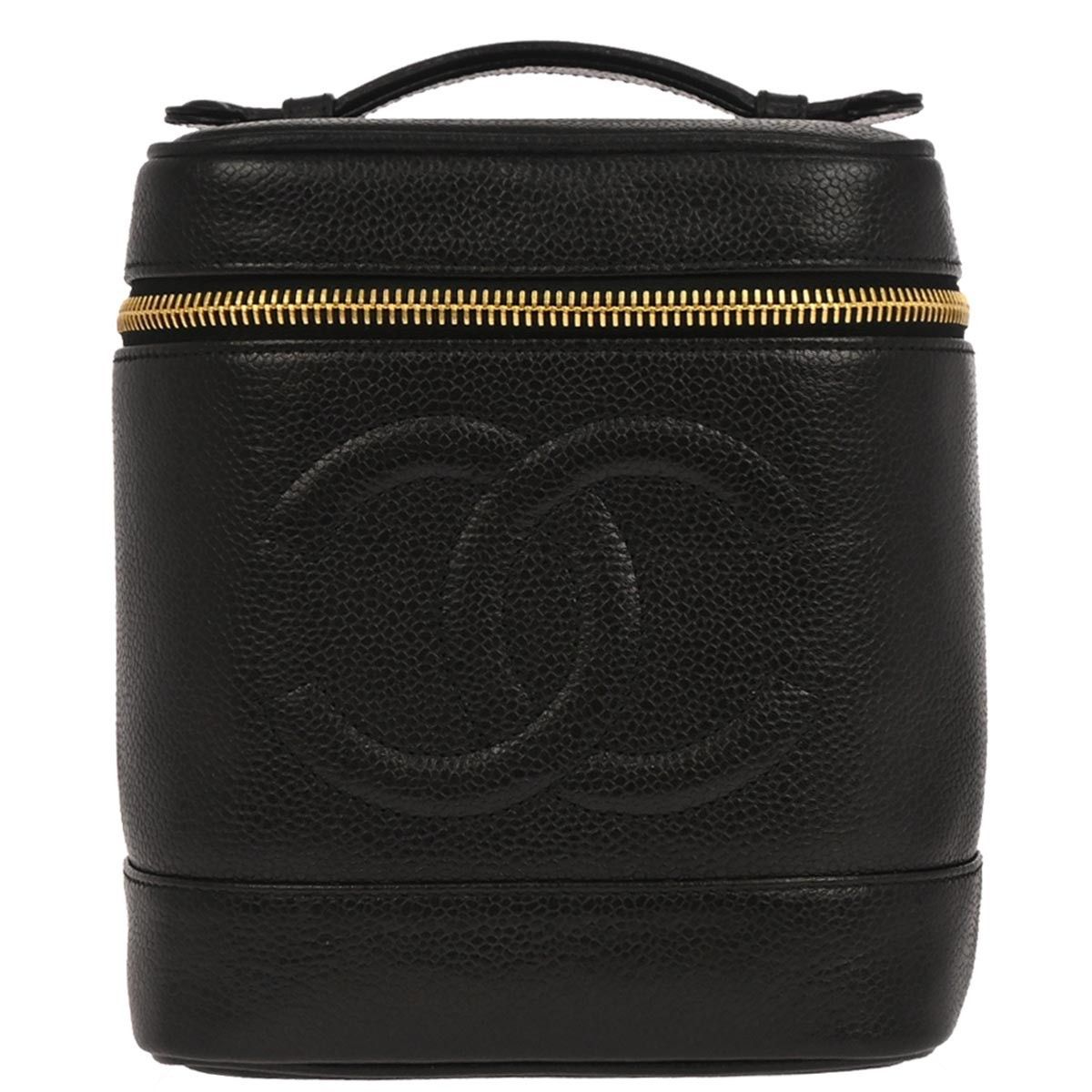 Chanel Chanel Vintage Timeless Cosmetic Case Caviar Size ONE SIZE - 1 Thumbnail