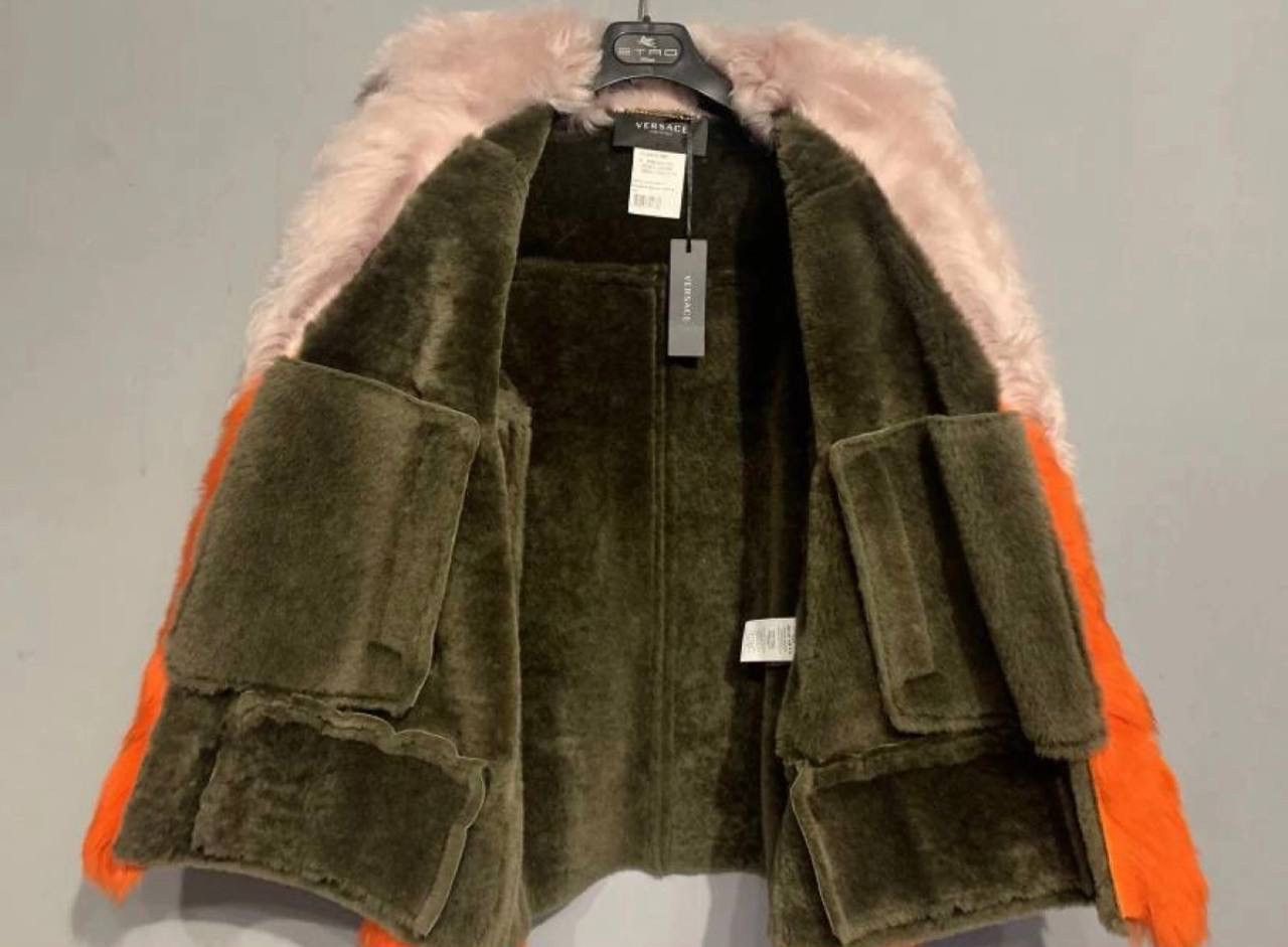 Versace Versace Jacket Fur Multicolor Medusa Logo Size:42 Size M / US 6-8 / IT 42-44 - 2 Thumbnail