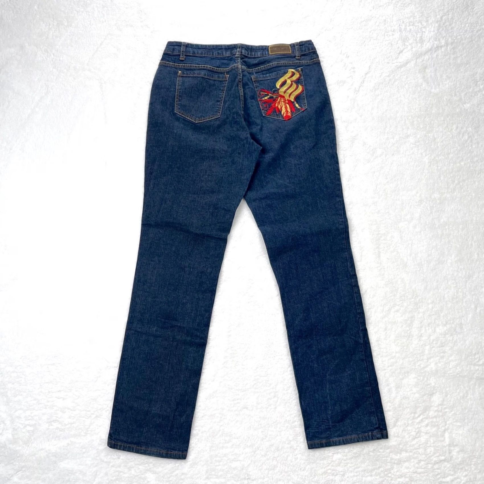 Rocawear VINTAGE Rocawear Jeans Womens 16 Blue Embroidered 90s Hip Hop NYC Jeans Size 38" / US 16 / IT 52 - 3 Thumbnail
