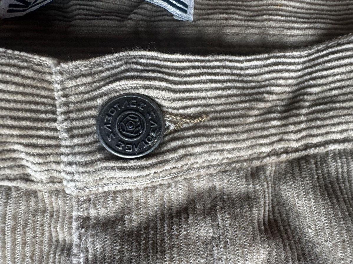 Walter Van Beirendonck NOS 1990’s Early Sabotage Contrast Corduroy Pants Size US 35 - 14 Thumbnail