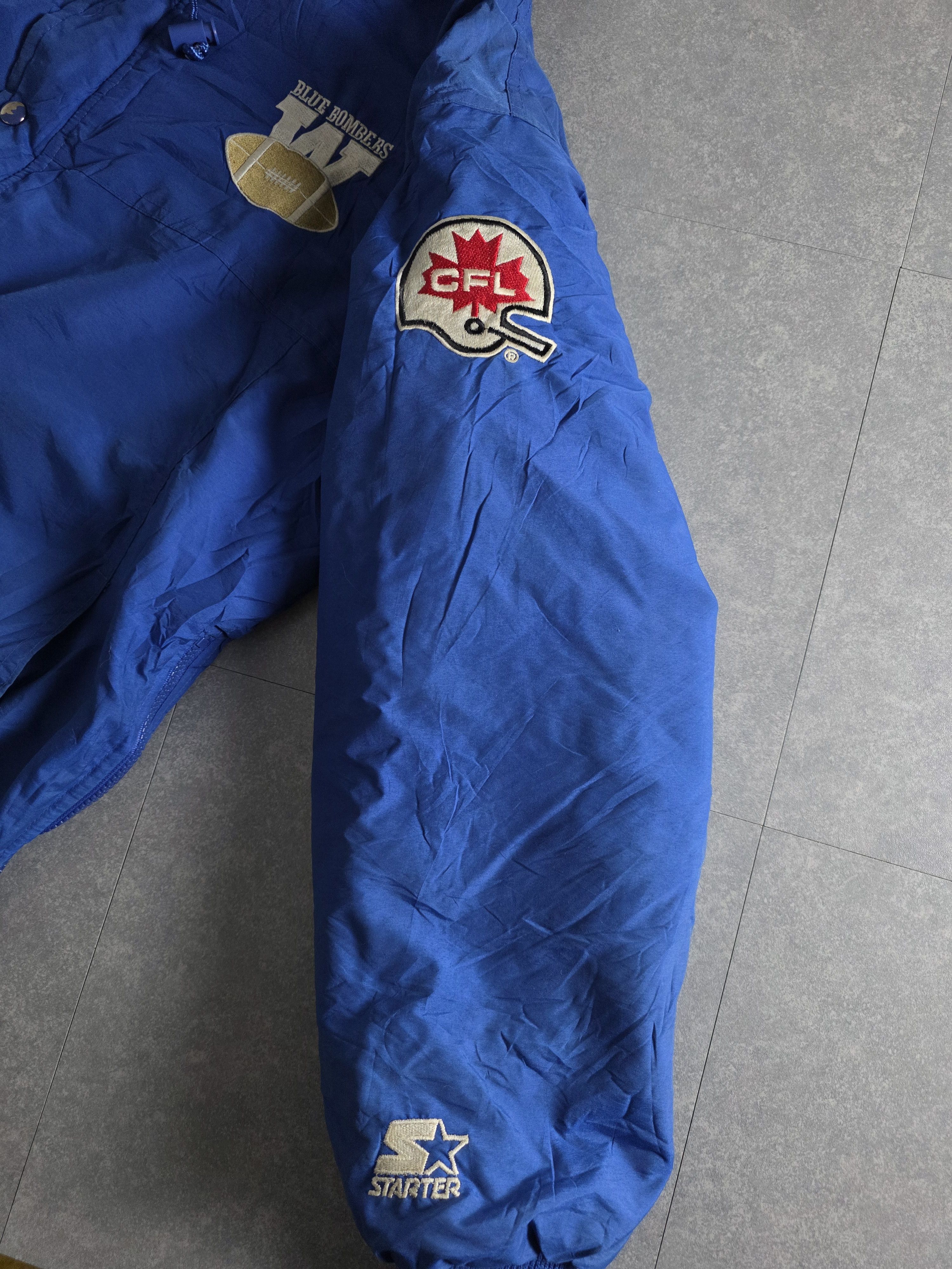 Starter Vintage Starter Winnipeg Blue Bombers CFL Jacket Anni 90 Size US S / EU 44-46 / 1 - 6 Thumbnail