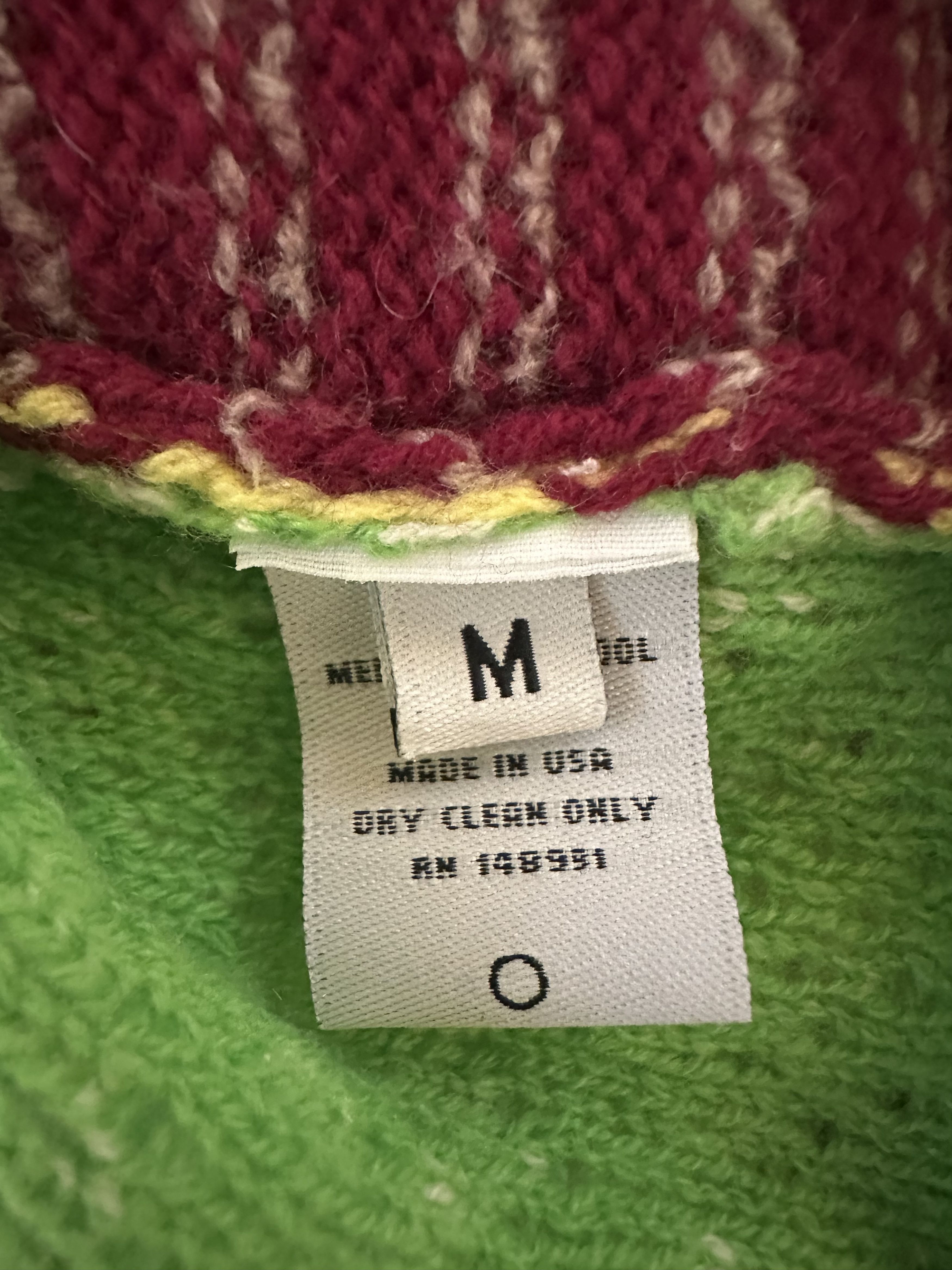 The Elder Statesman Patchwork Wool/Cashmere blend sweater Size US M / EU 48-50 / 2 - 4 Thumbnail